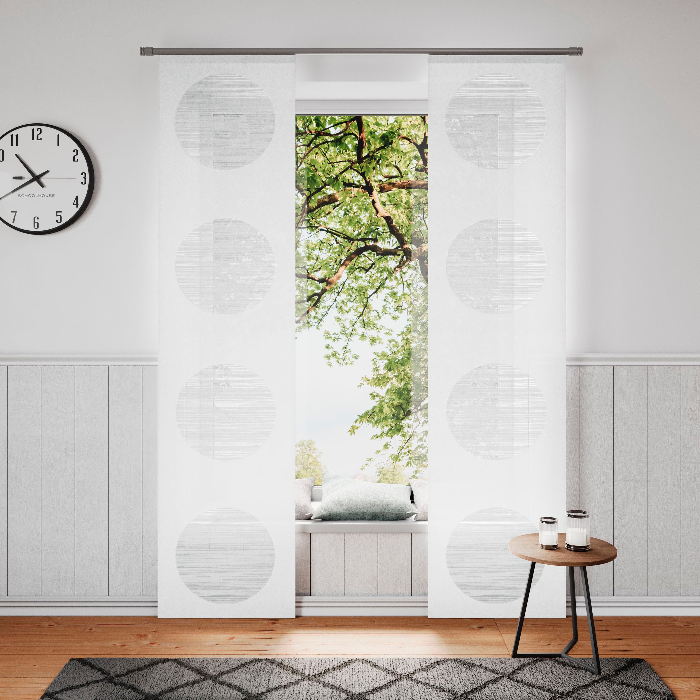 Neutex for you Schiebegardine "Padova" Klettband 1 Stk. tlg. inkl. Befestig günstig online kaufen