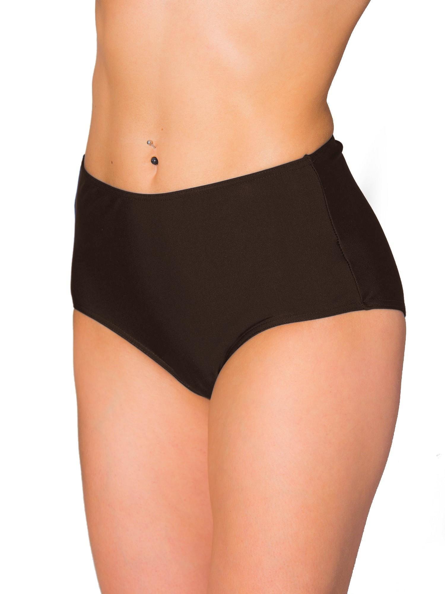 AQUARTI Bikini-Hose "Bikinihose Aquarti Damen Bikinihose Bikini-Slip mit Hohem Bund"