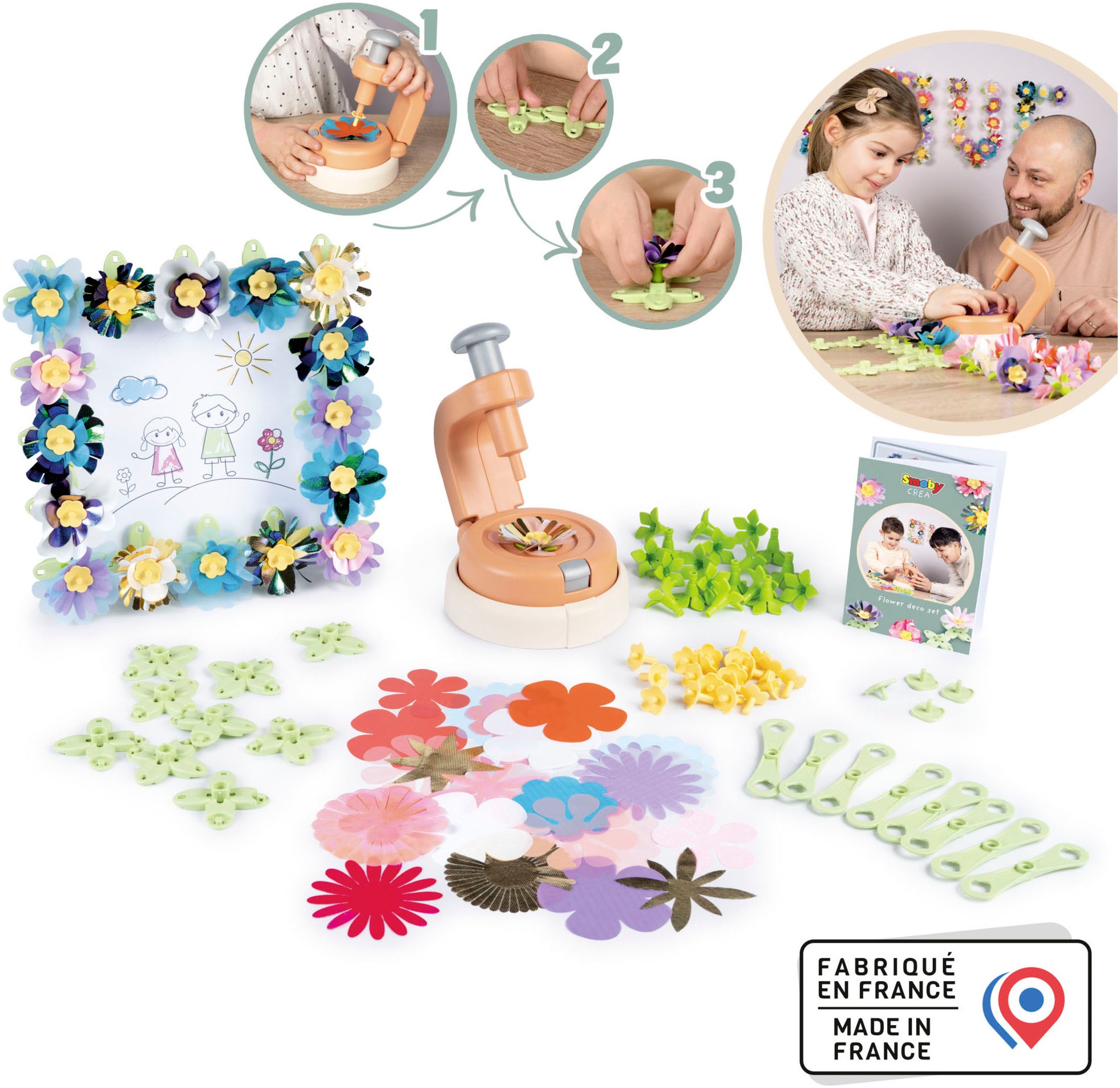 Smoby Kreativset »Crea Flower Deko Set« Made in Europe