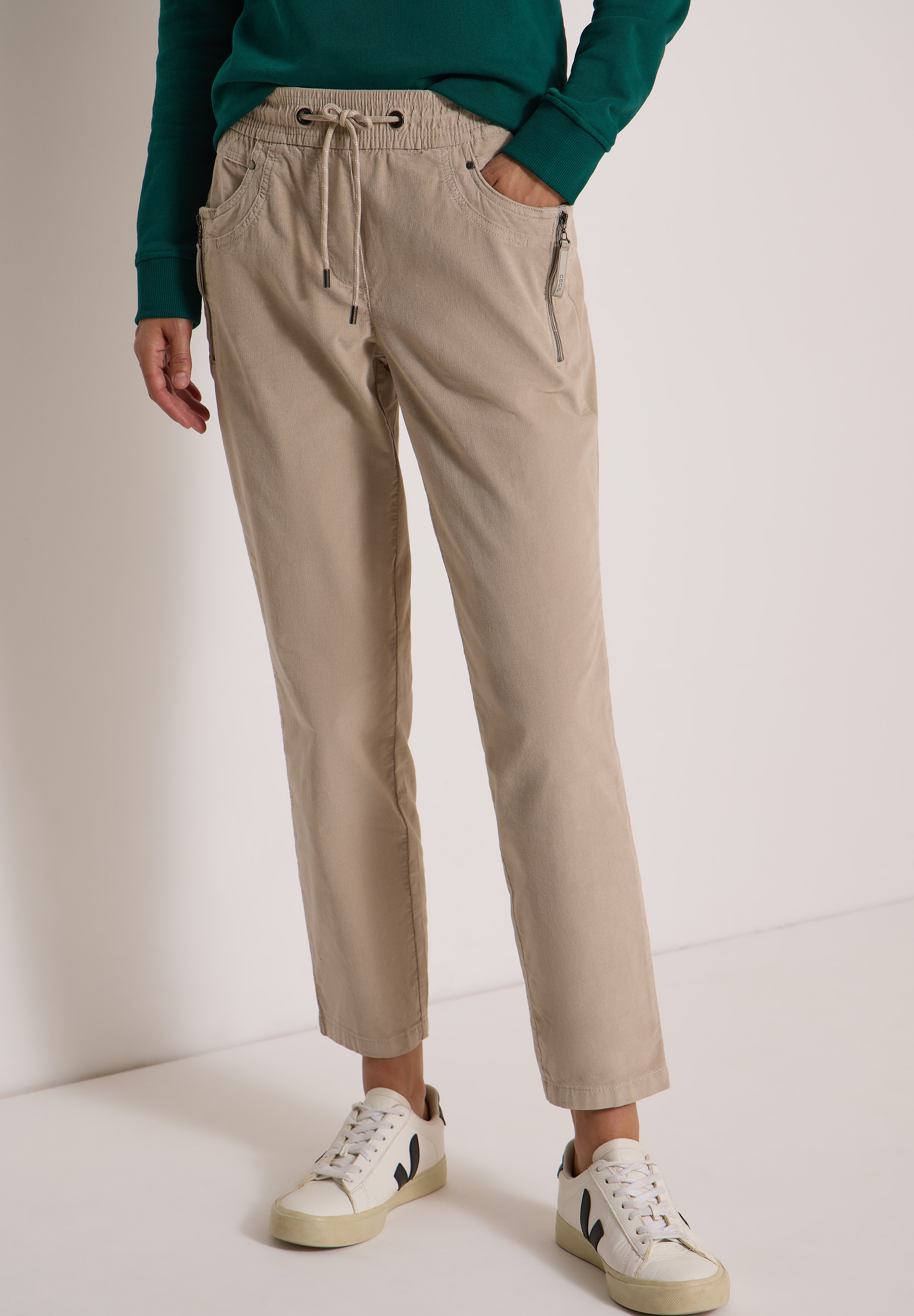 Cecil Cordhose Middle Waist