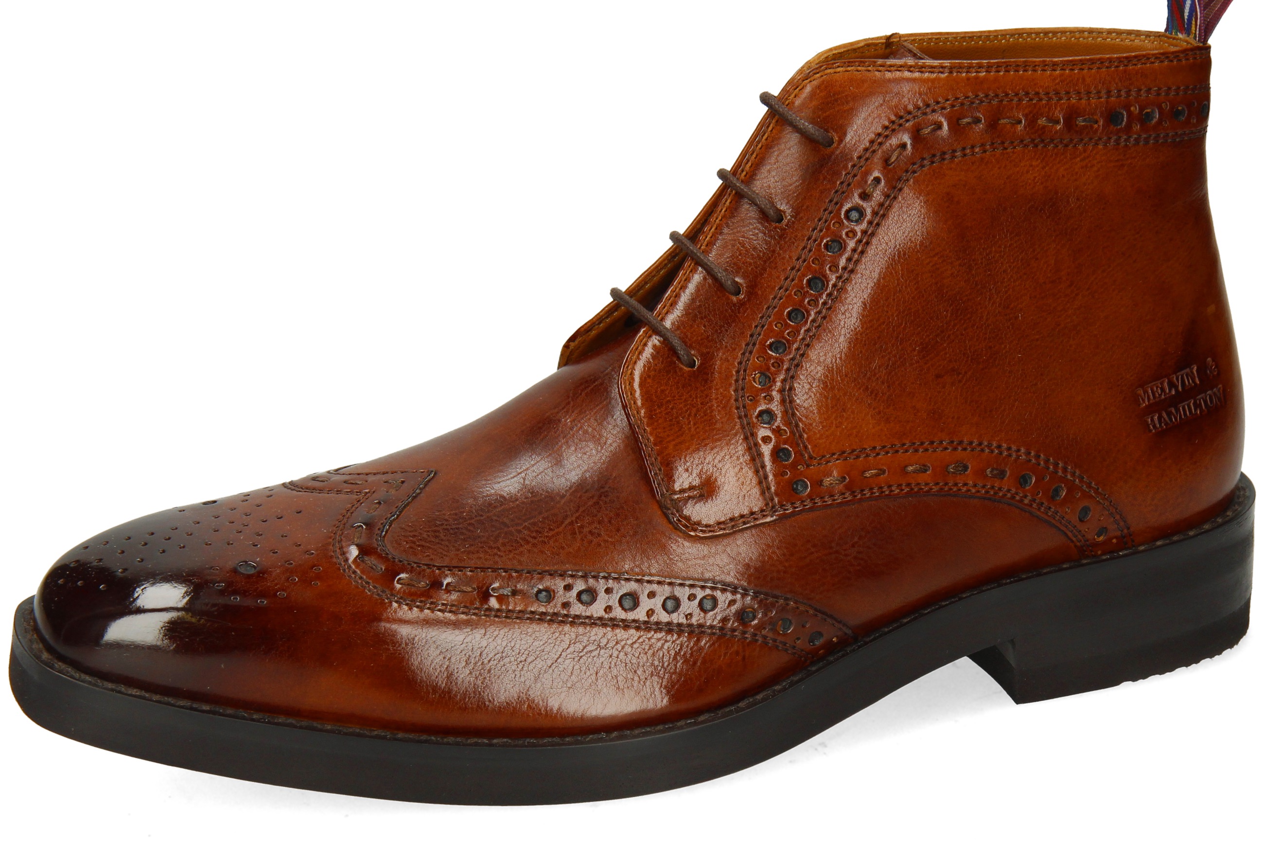 Schnürstiefel »JEFF 7«, mit Flügelkappe und Lyralochung