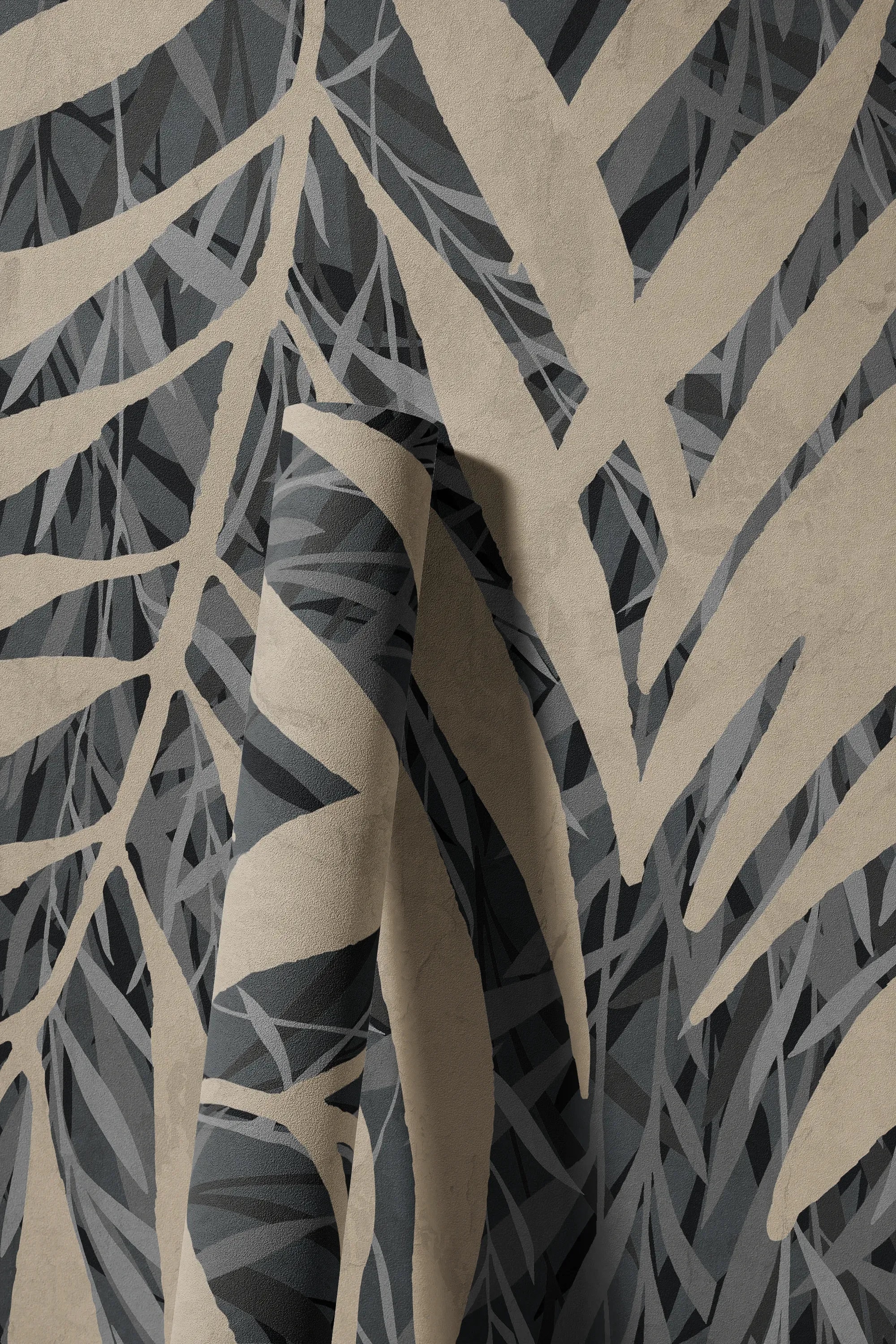 living walls Vliestapete »LIMITED – Dark Jungle Fototapete« Motiv | botanisch | tropisch leicht strukturiert Dunkle Palmblätter mit geheimnisvoller Tiefenwirkung