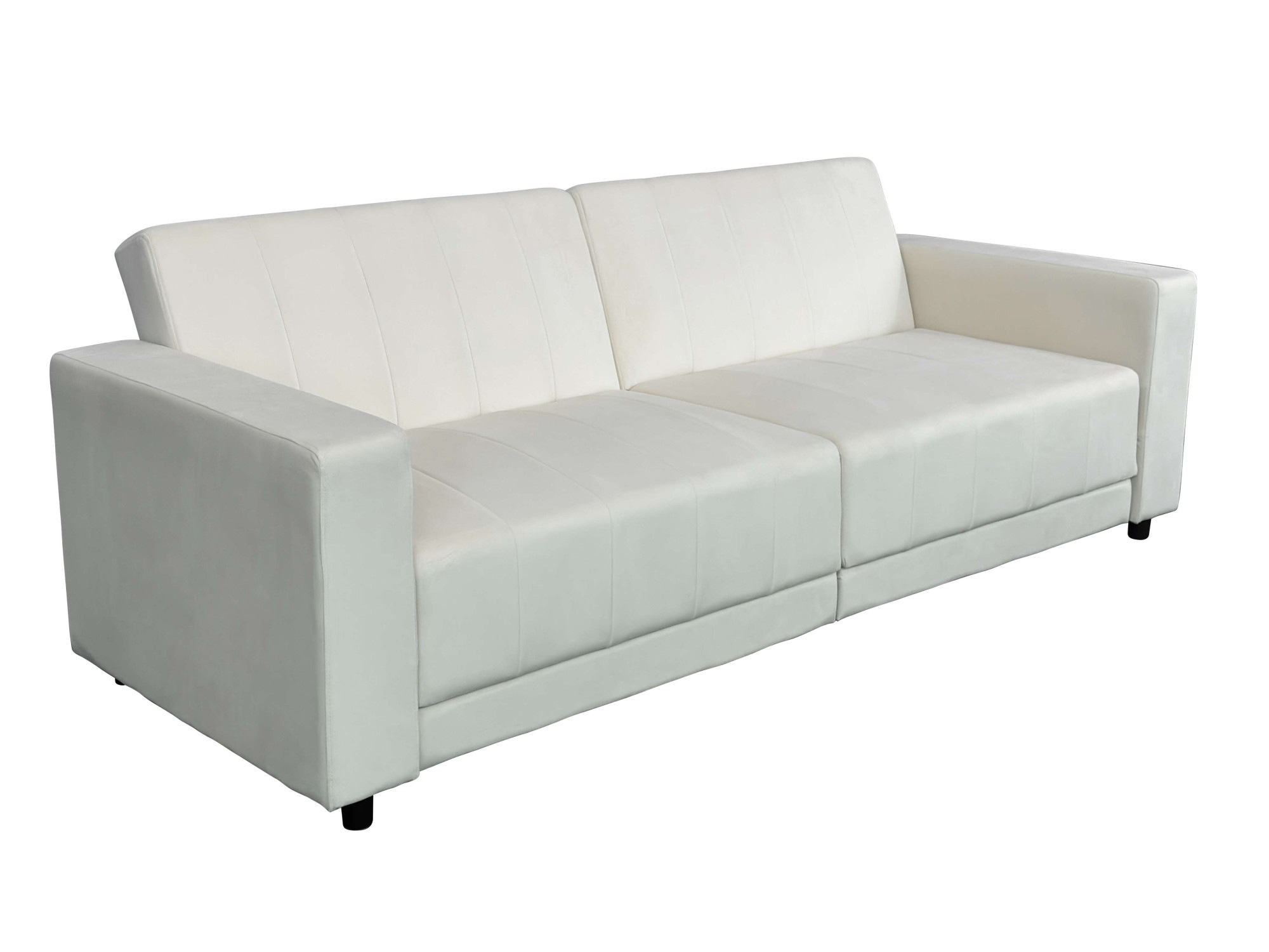 Dorel Home 3-Sitzer »Allie II Schlafsofa 225 cm«, Bett-Funktion (108/190cm), Rückenlehne 2-teilig, mit Steppung
