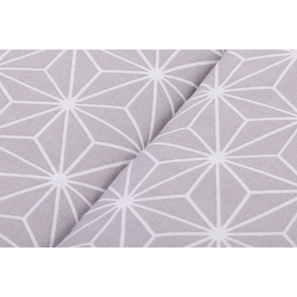 Fillikid Krabbeldecke »Luxe, Cube Grey, 100x135 cm«