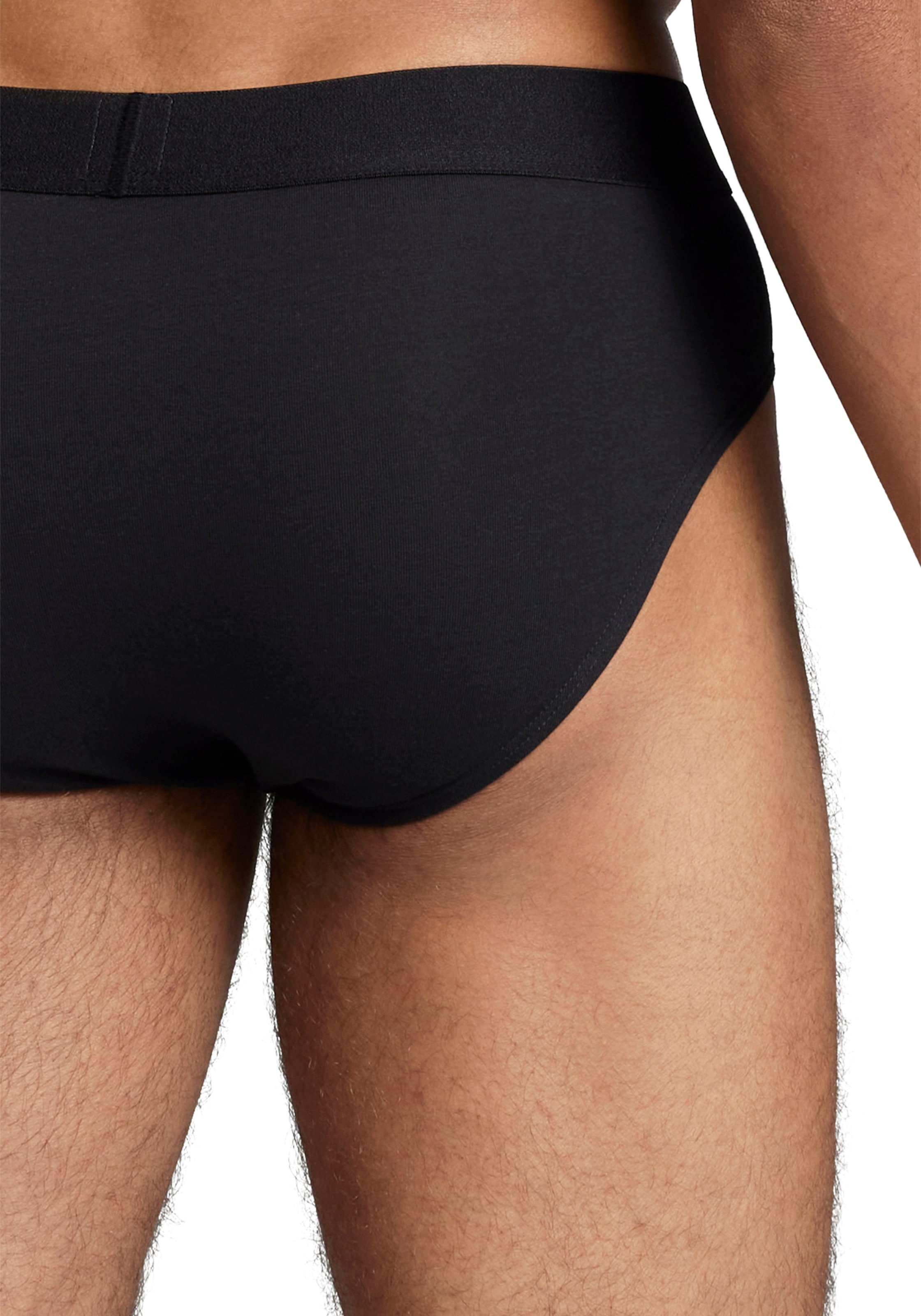 Levi's® Slip »LEVIS MEN SOLID BASIC BRIEF ORG CO 2P«, (2er Pack), mit kontrastreichem Logobund