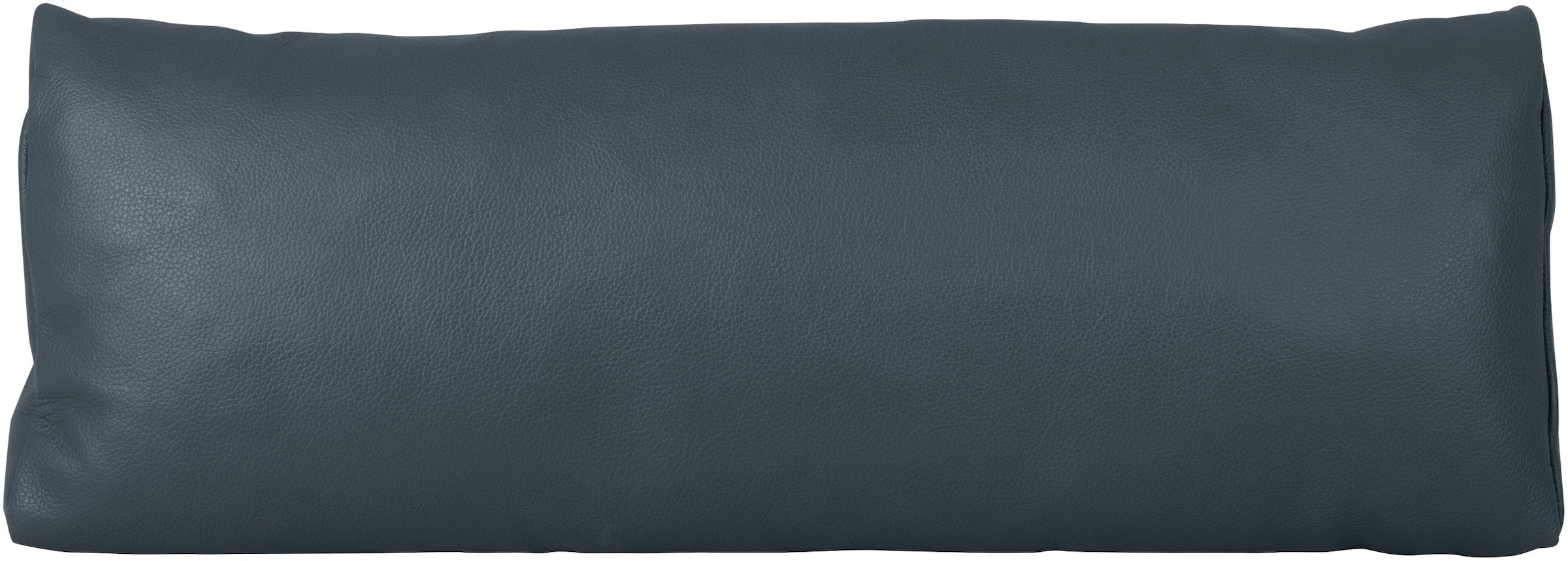Dekokissen DIE PLANBAR, B:70cm H:13cm L:25cmtorro graphite blau, unifarben, Leder, Dekokissen_Sitzkissen_Kissenhüllen, "PN-EM23050 Nierenkissen