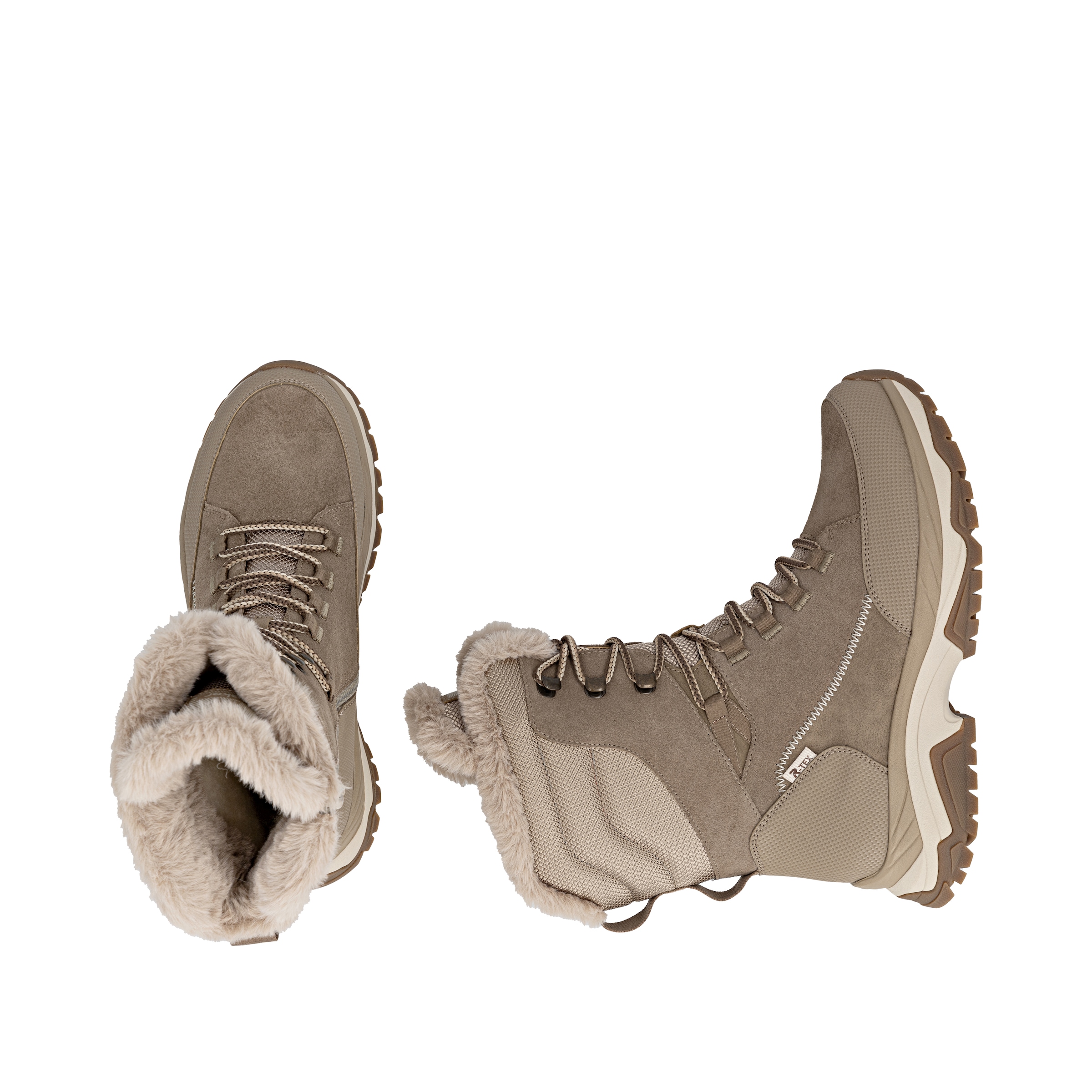 RIEKER Sport Winterboots  Schnürboots, Schnürstiefelette mit wasserabweisender R-TEX-Membran