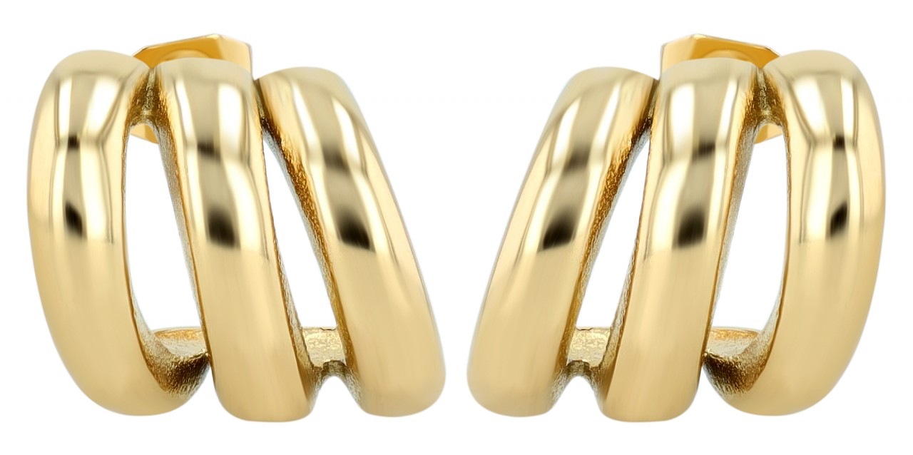 Adelia´s Paar Creolen »Damen Creolen aus Edelstahl«