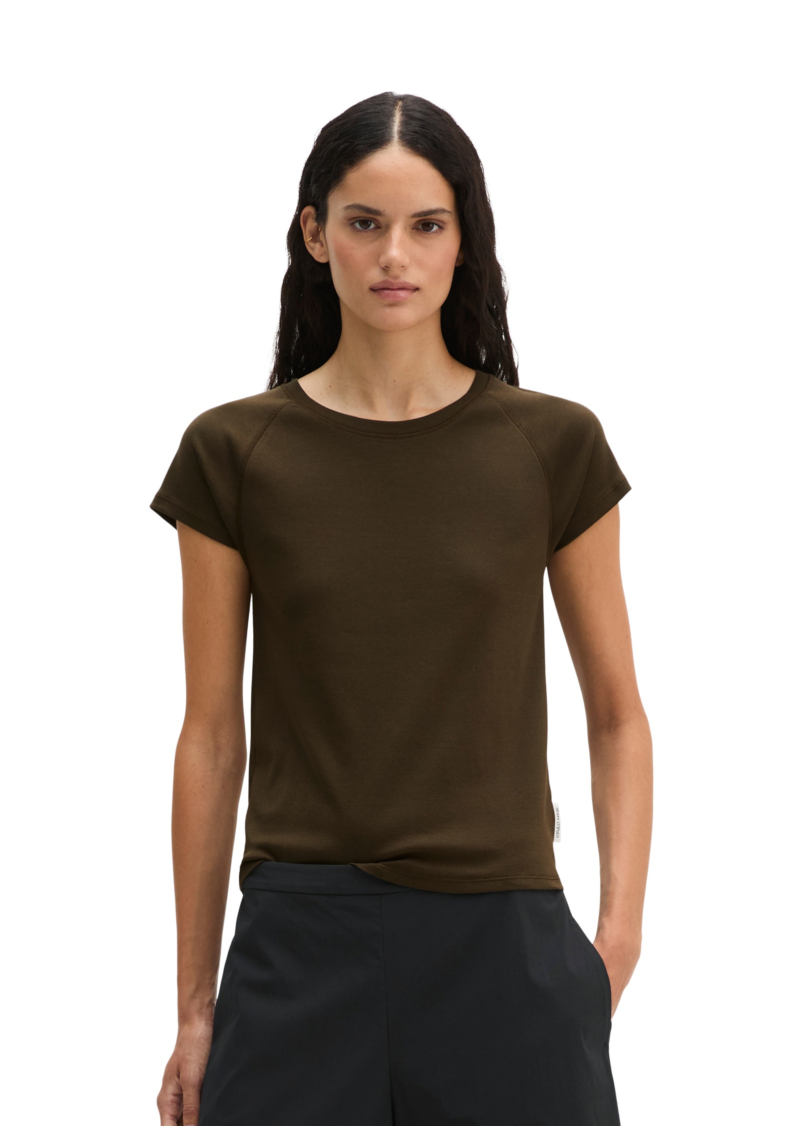 Marc O'Polo T-Shirt »aus Organic-Cotton-Rib-Jersey«