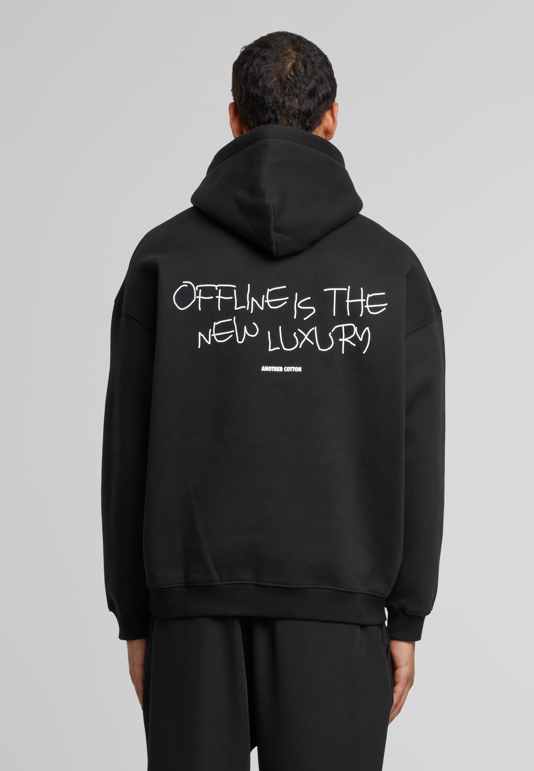 Another Cotton Lab Kapuzensweatshirt »Another Cotton Lab Offline Scribble Oversized Hoodie«, (1 tlg.)