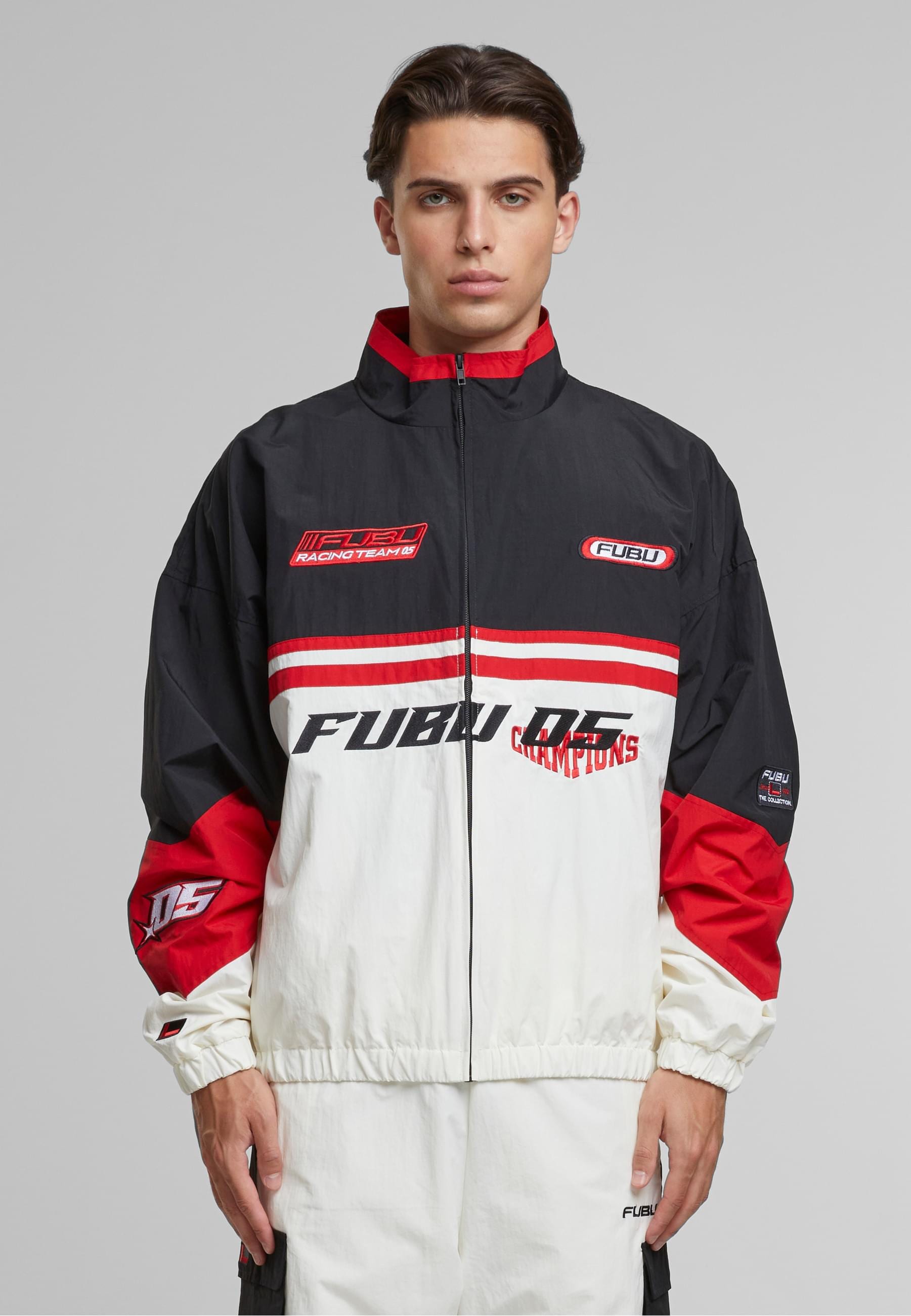 Fubu Trainingsjacke »Fubu FM243-007-1 Fubu Corporate Trackjacket« 1 Stk. tlg. ohne Kapuze