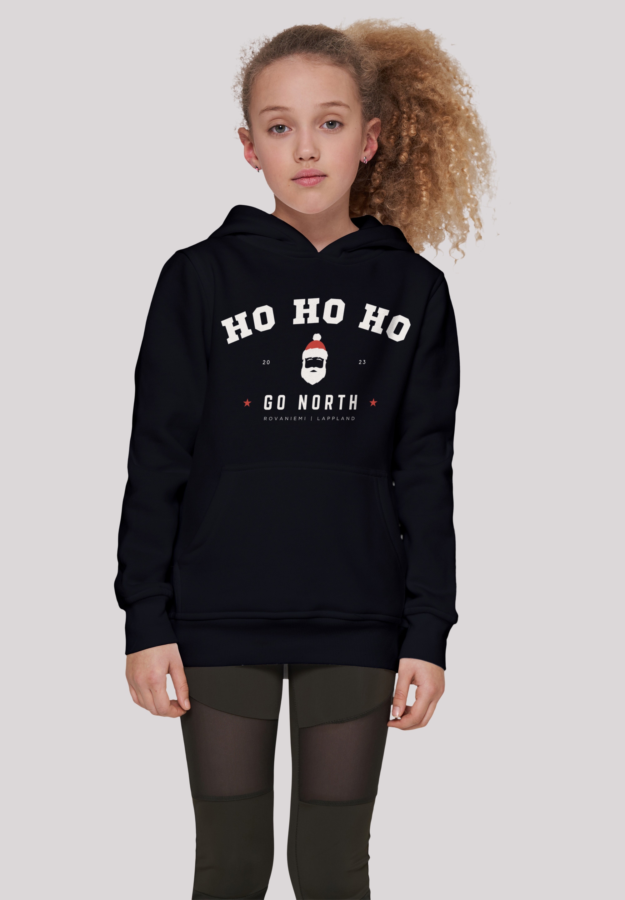 F4NT4STIC Kapuzenpullover »Ho Ho BAUR Weihnachten«, Weihnachten, Santa | bestellen Geschenk, Ho Claus Logo