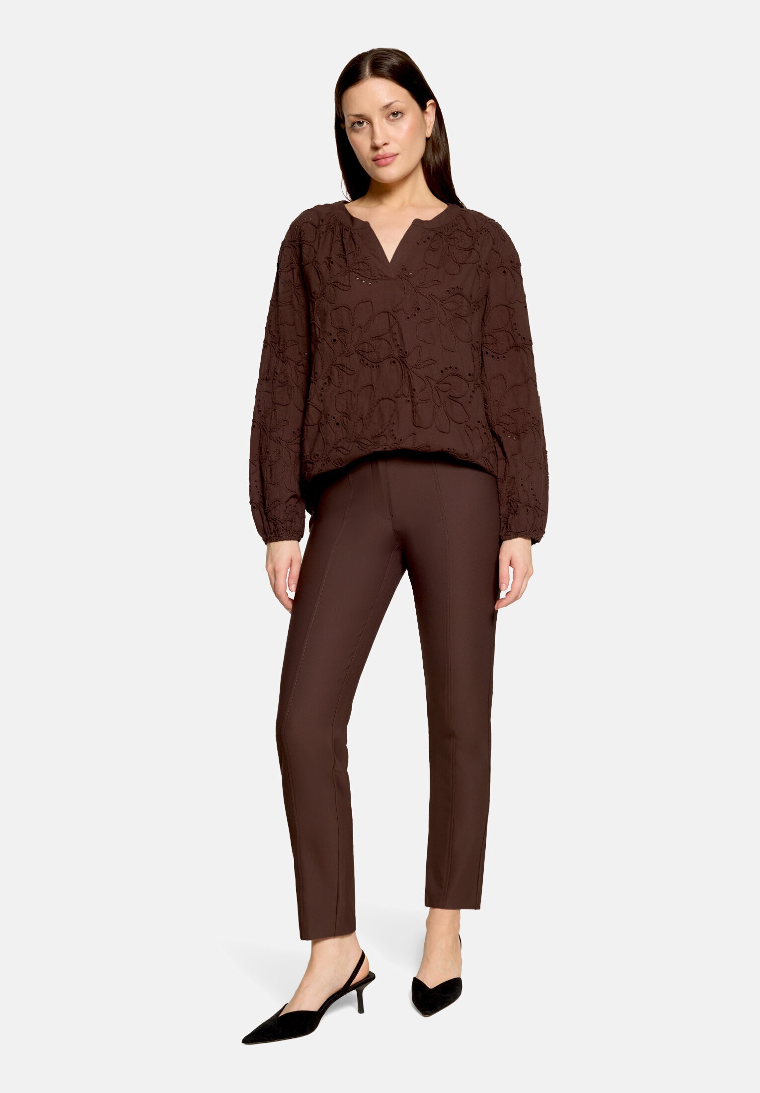 Betty Barclay Bügelfaltenhose "Damen Slim Fit" Material