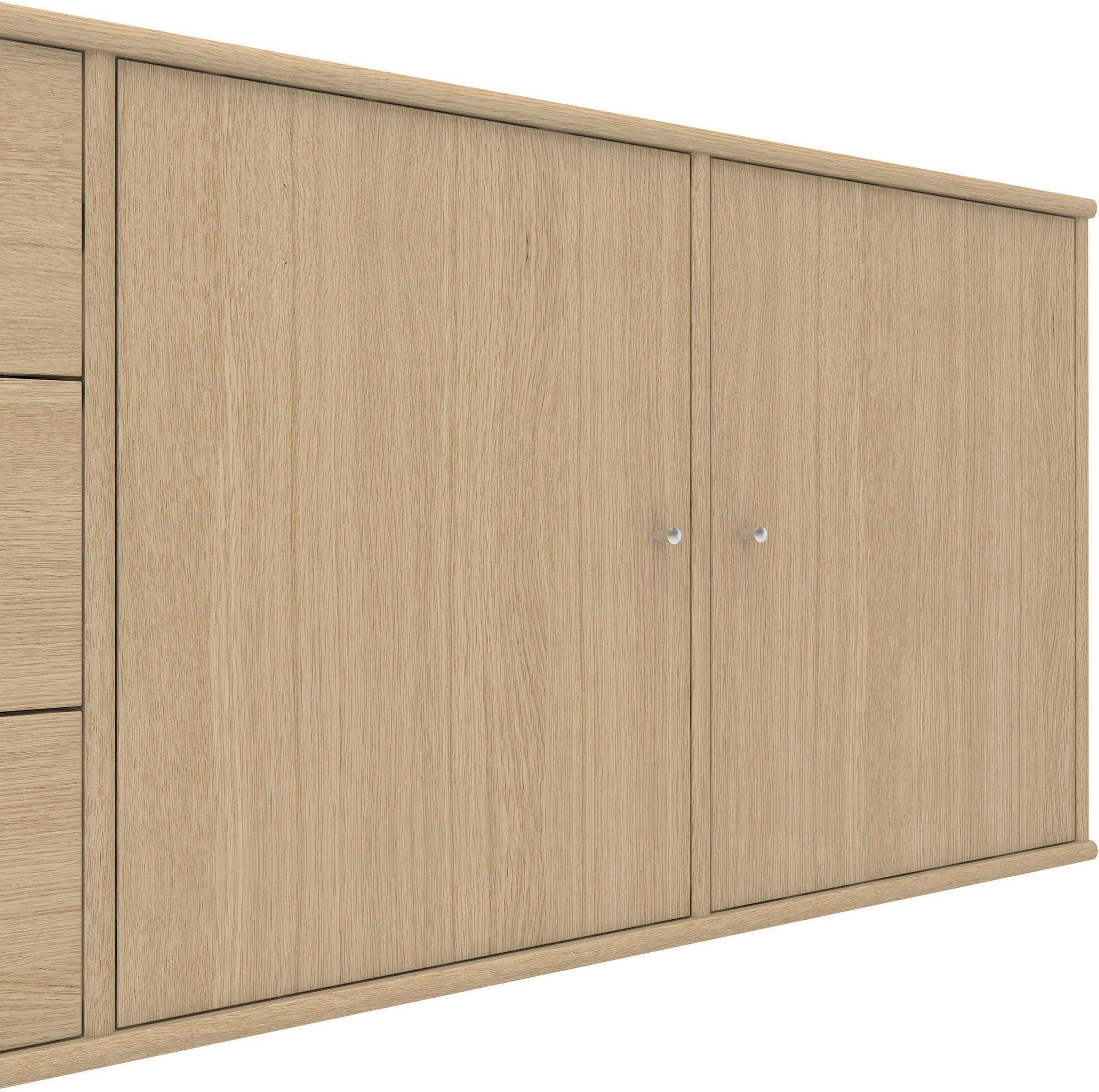 BAUR 220cm und Türen »Mistral«, vier Sideboard drei Breite: Hammel Furniture Wandmontage/stehend, mit | Schubladen,