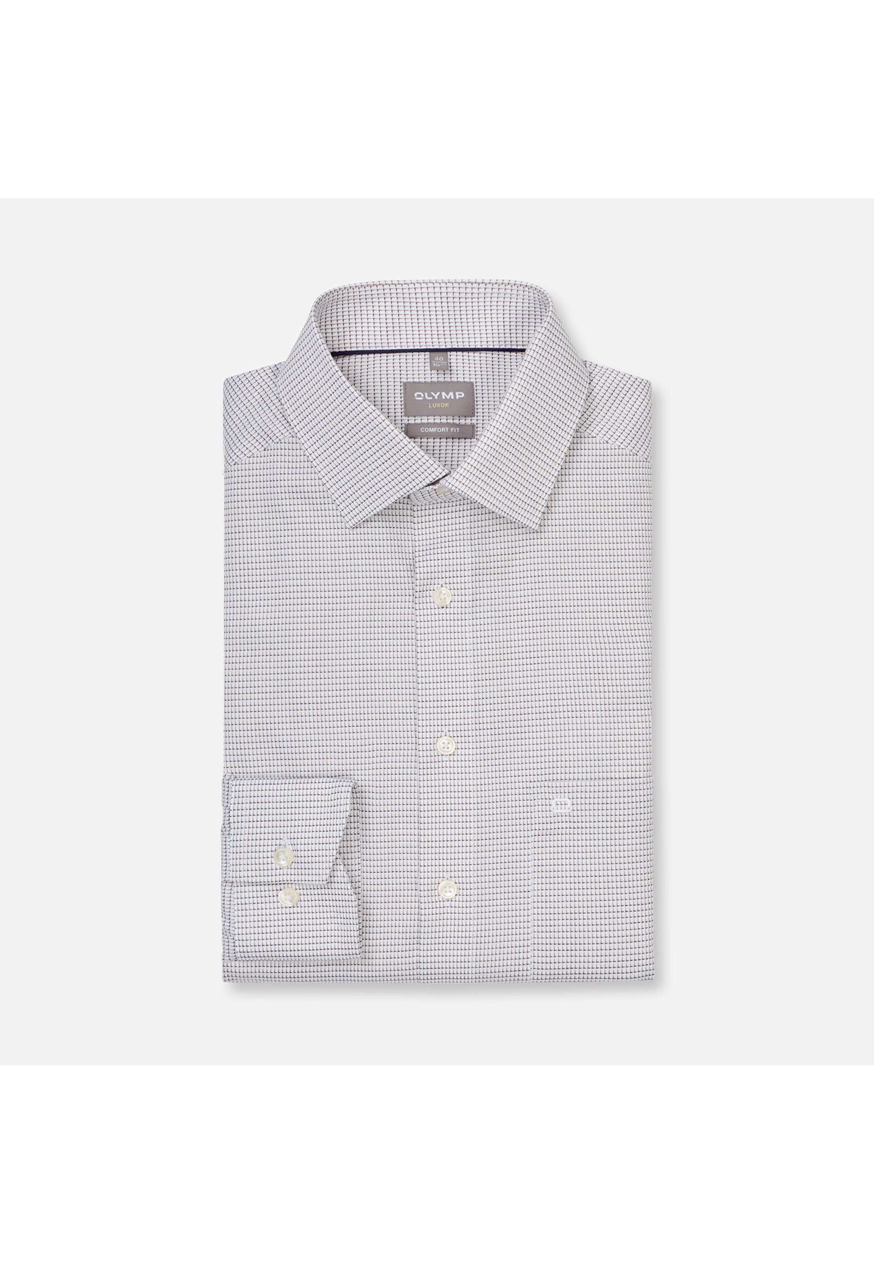 OLYMP Luxor Business Shirt Nougat 45 6