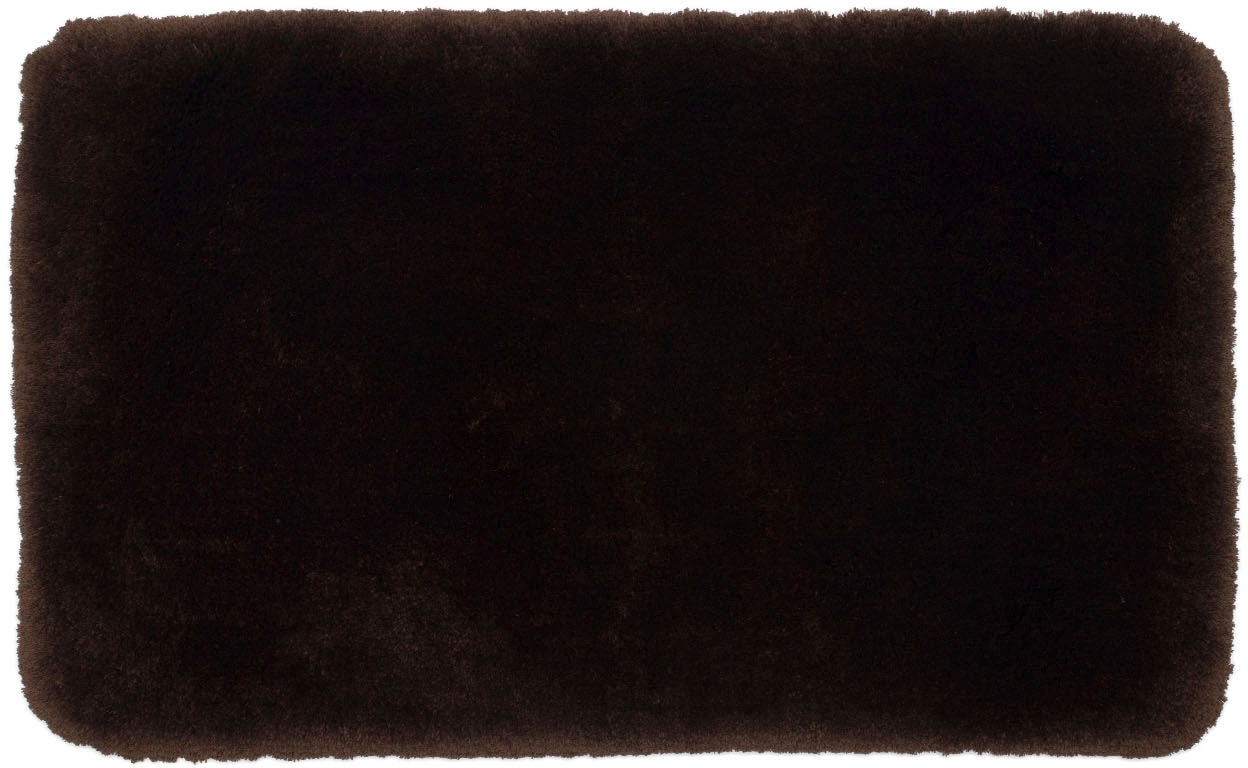 Badematte GÖZZE, braun, Polyester, Badematten, "»DELUXE«", mit extra hohem Flor