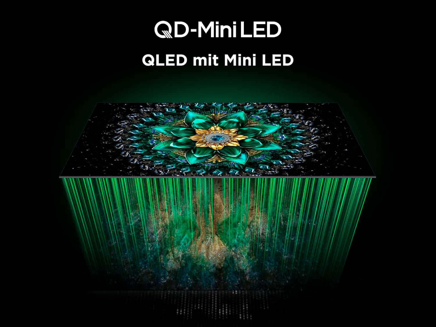 TCL QLED Mini LED-Fernseher »75Q6CX2«, Smart-TV-Google TV, 144 Hz, 4K HDR Premium, Smart TV, Apple TV, Multi-HDR und Dolby Vision