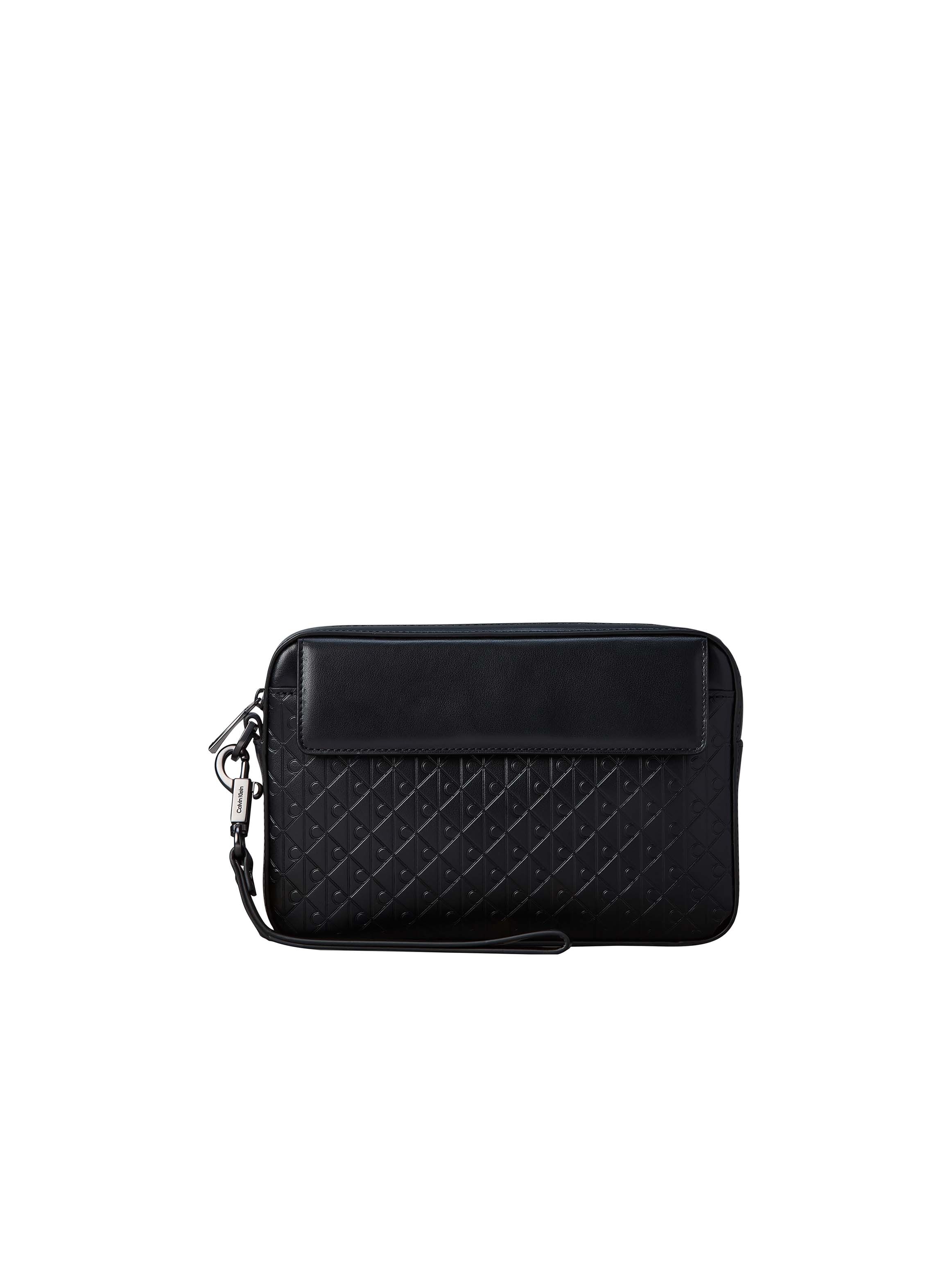 Calvin Klein Kulturbeutel "REFINED EMBLEM MIX POUCH W/ HAND" Unisex MiniBag, Hygienebeutel mit stylischer CK-Logoprägung