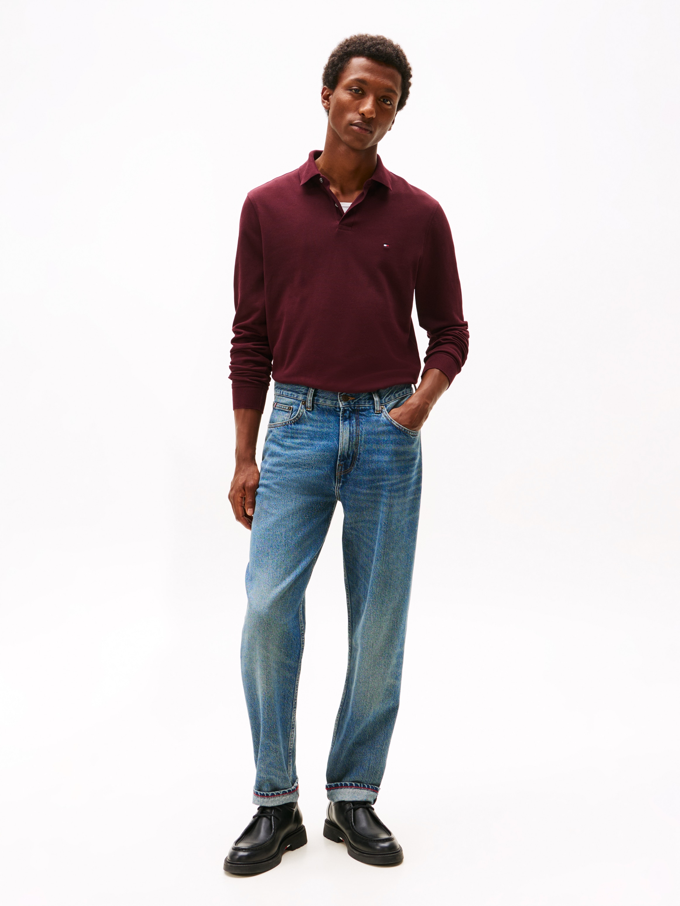 Tommy Hilfiger Langarm-Poloshirt »1985 REGULAR LS POLO«