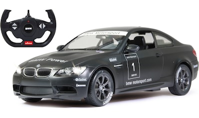 RC-Auto »Deluxe Cars, BMW M3 Sport, 1:14, schwarz, 2,4GHz«, mit LED-Licht