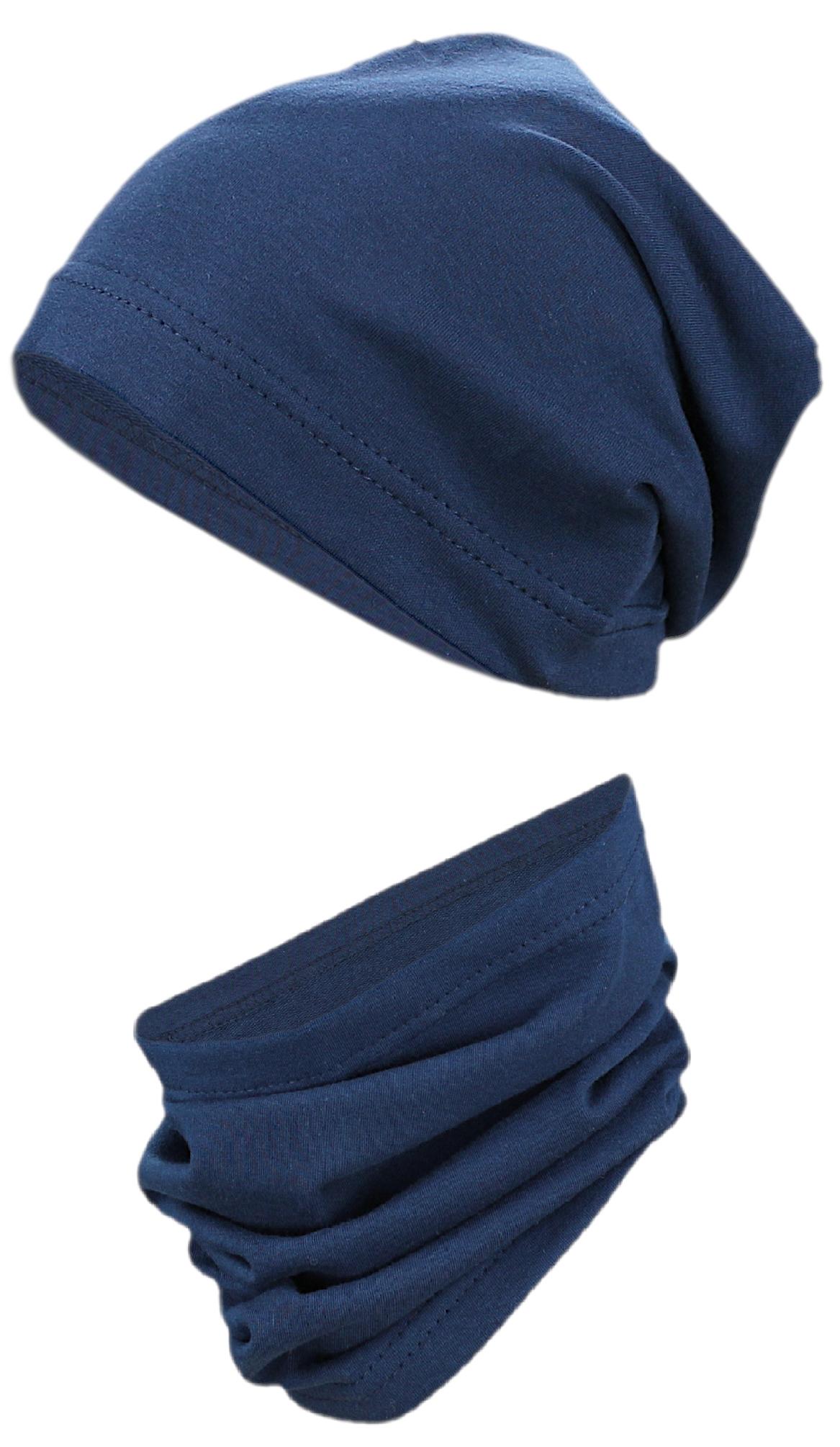 TupTam Beanie "Mütze Kinder Beanie Mütze Schlauchschal Set"