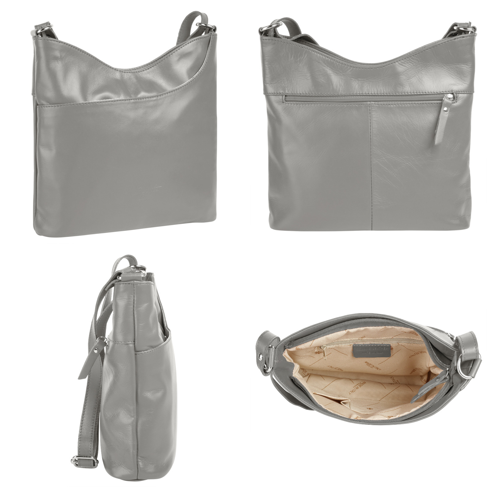 Thumbnail - Samantha Look Umhängetasche echt Leder, Made in Italy