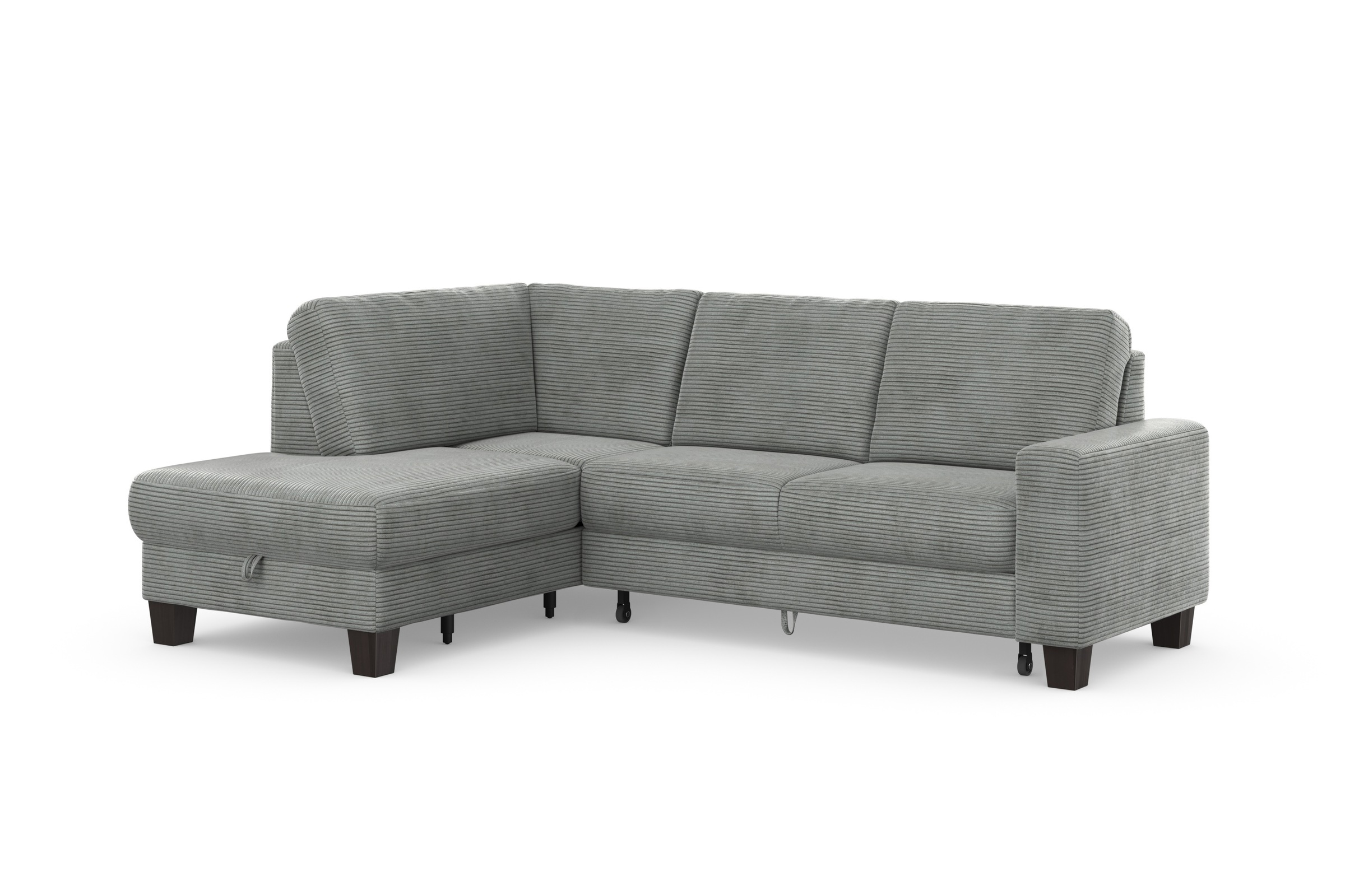 Thumbnail - Home affaire Ecksofa "Summer L-Form" mit Ottomane, mit oder ohne Bettfunktion und Bettkasten, Cord-Bezug