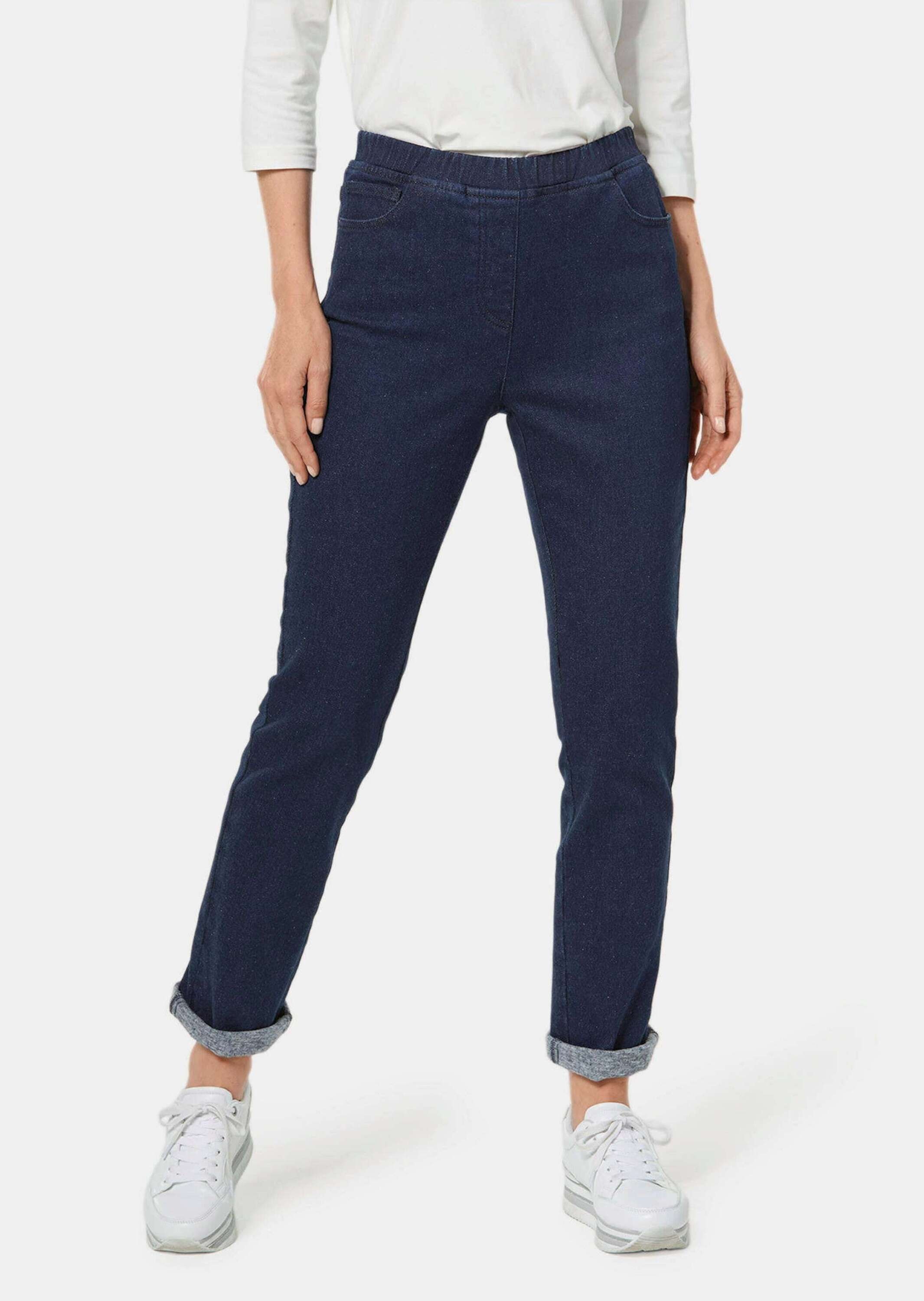 GOLDNER Regular-fit-Jeans »Thermo-Jeans LOUISA Stretchbequeme Thermo-Jeans LOUISA mit kuscheliger Innenseite«