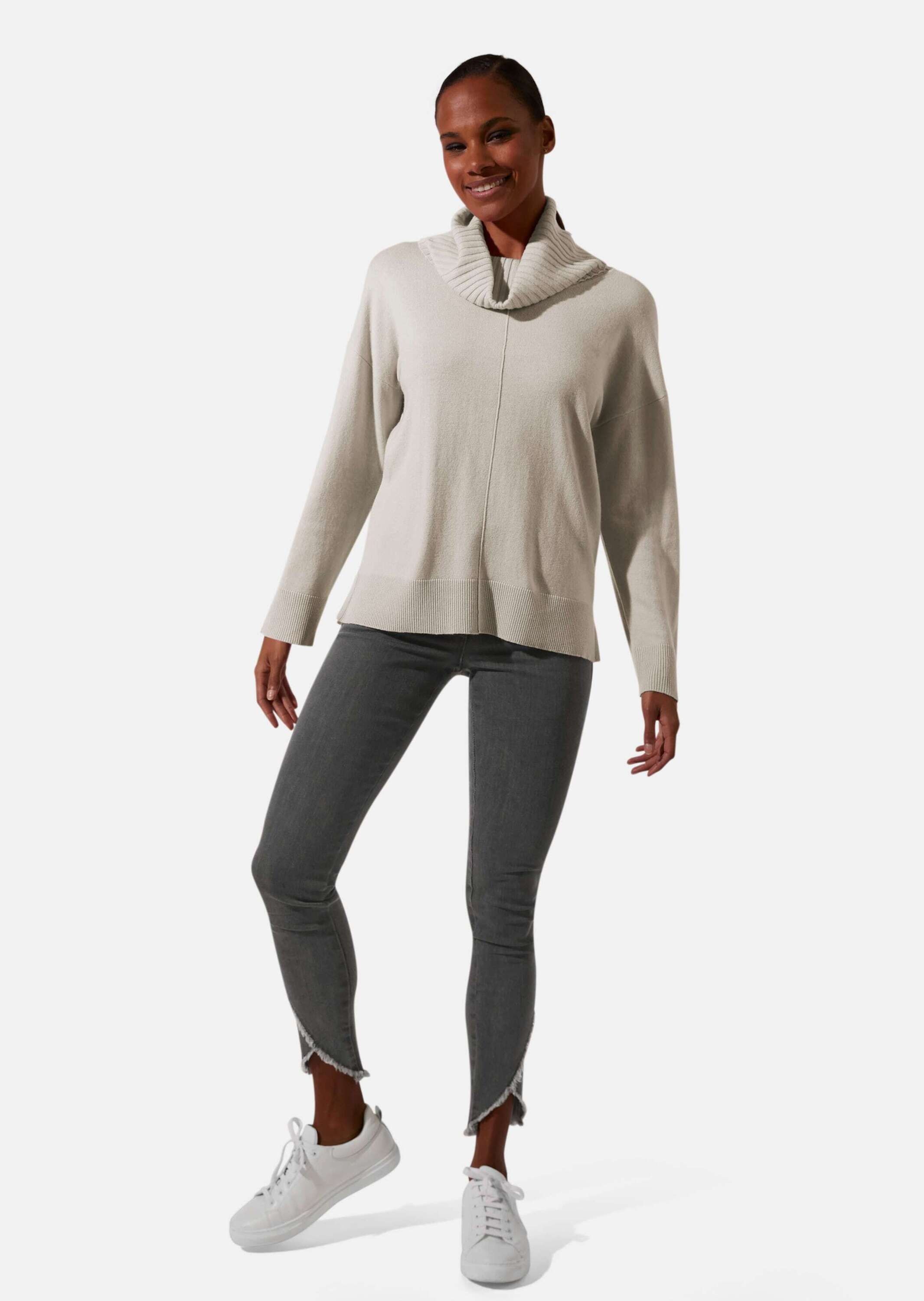 Thumbnail - MADELEINE Longpullover "Pullover Pullover mit großem Capuchon-Kragen"