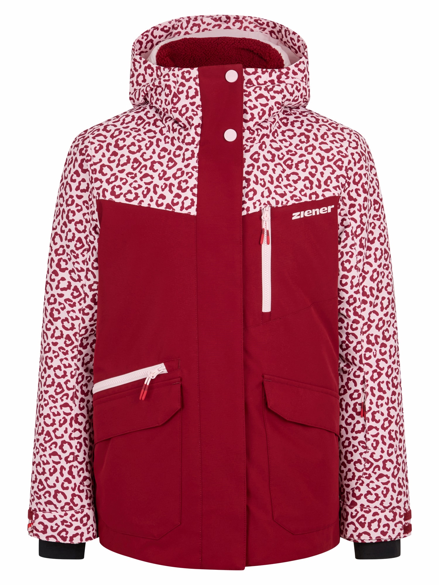 Ziener Skijacke "AKONIA-Z AQUASHIELD MÄDCHEN" wasser- u. winddicht, atmungsaktiv, warm, reflektierende Elemente