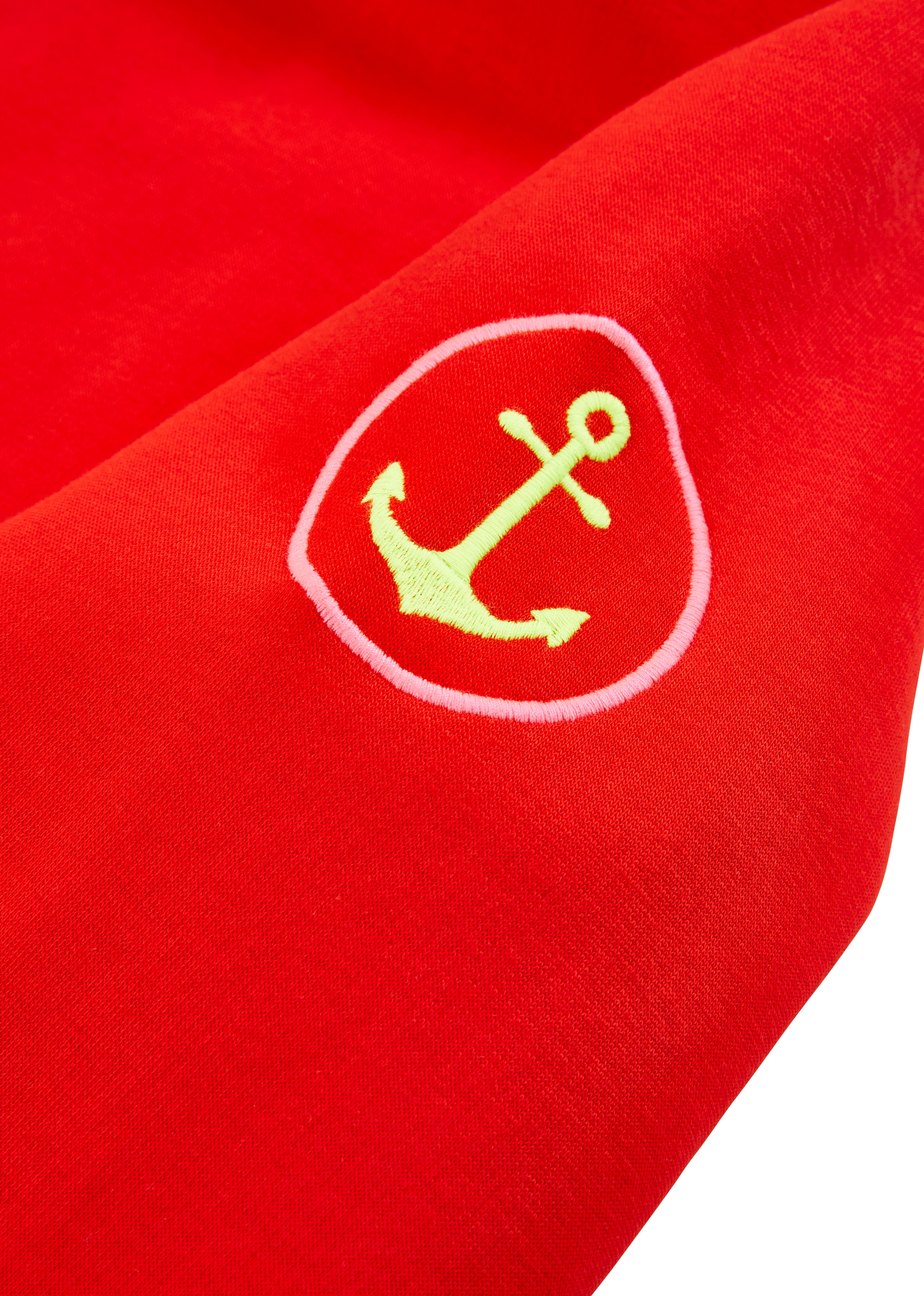 Zwillingsherz Hoodie »Limited Edition«, mit Kapuze, gesticktem "MOIN" und Anker Motiv