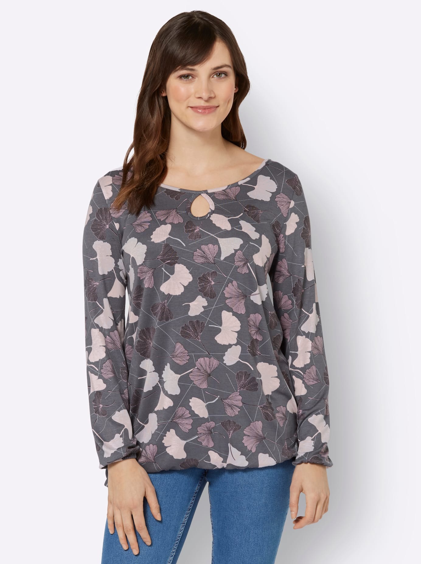 Ambria Rundhalsshirt "Shirt" 1 Stk. tlg. günstig online kaufen