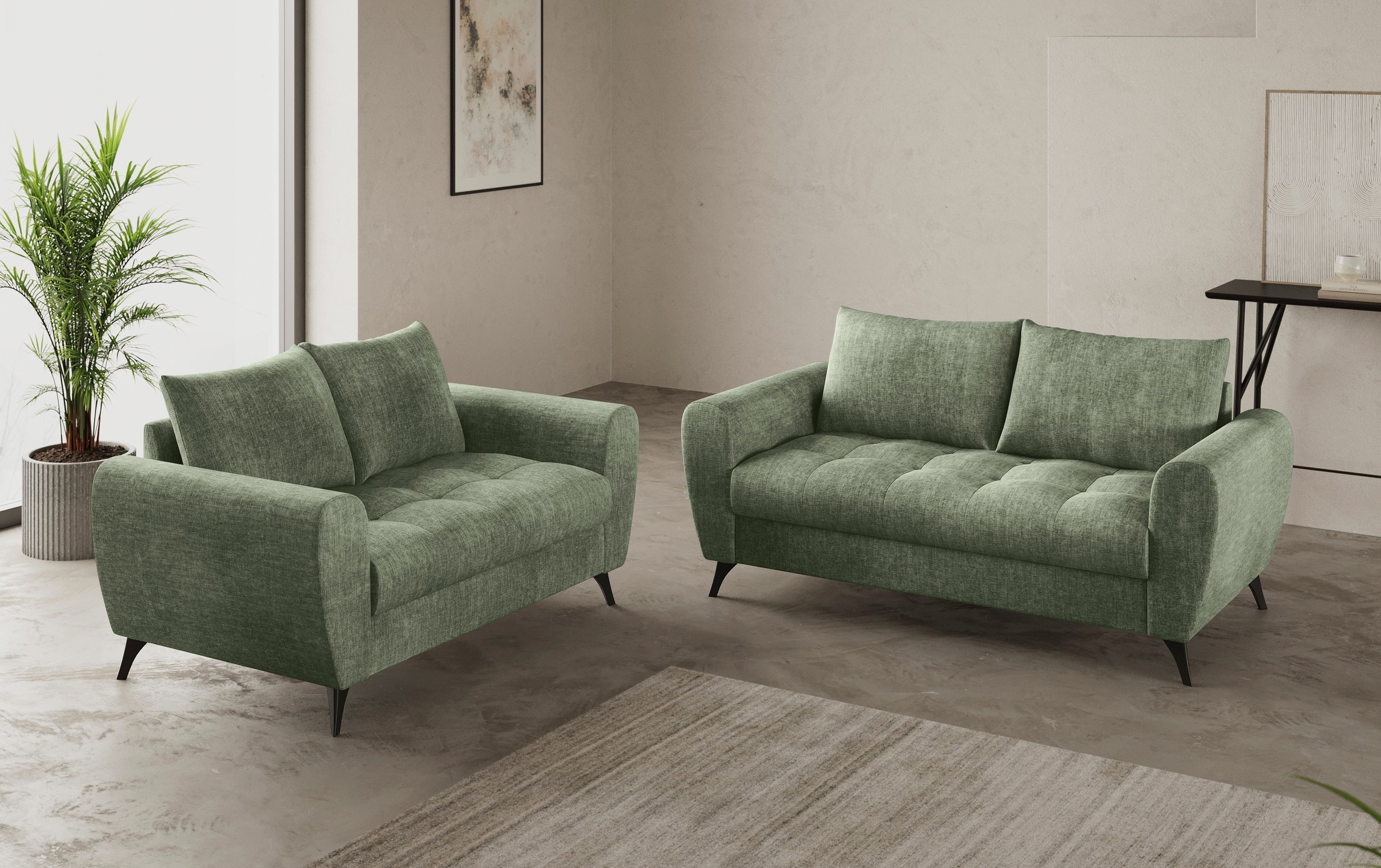 Mr. Couch 2,5-Sitzer "Blackburn II" Mit Kaltschaumpolsterung bis 140 kg bel günstig online kaufen