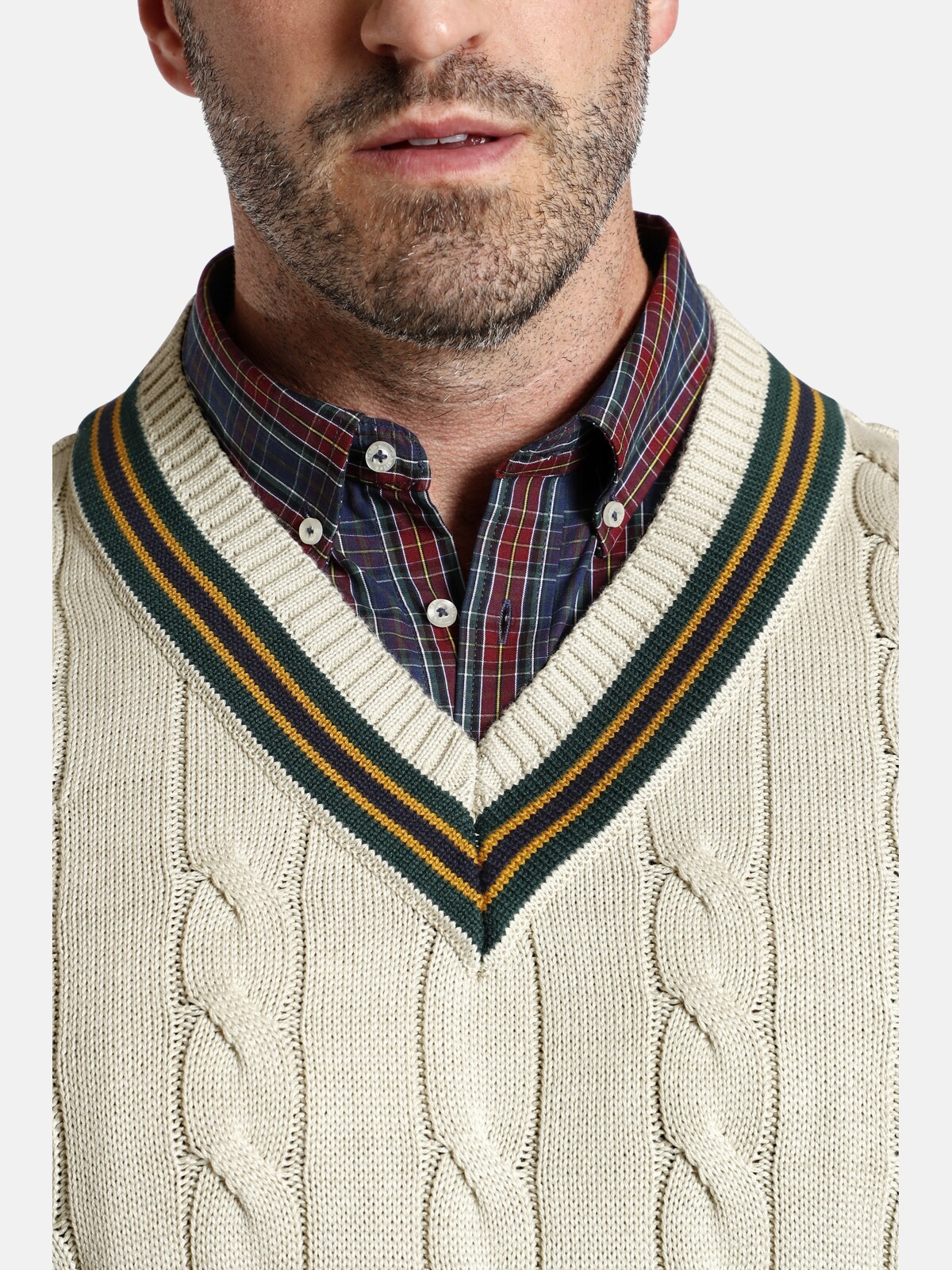 Charles Colby V-Ausschnitt-Pullover »Pullover DUKE RONALD«