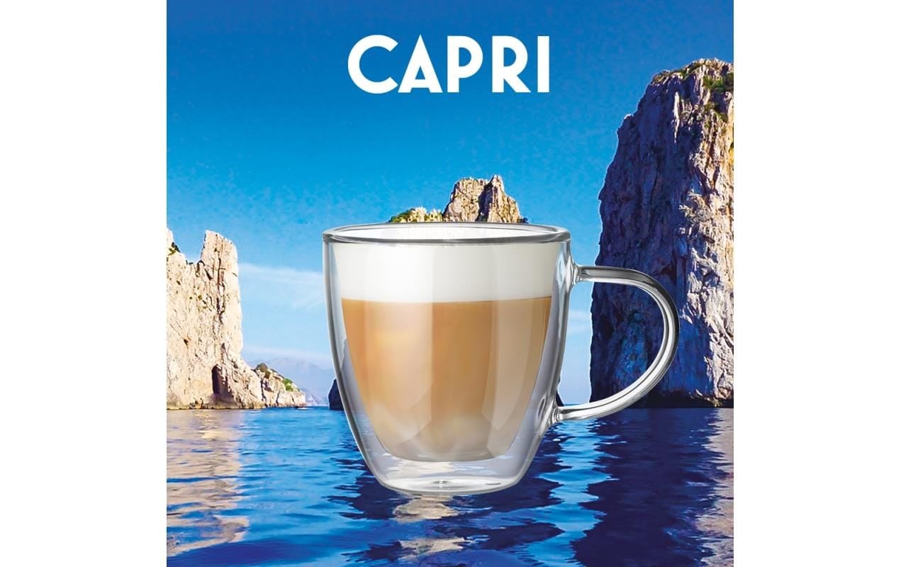 BIALETTI Cappuccinotasse »Capri 160 ml, 2 Stück, Transparent«