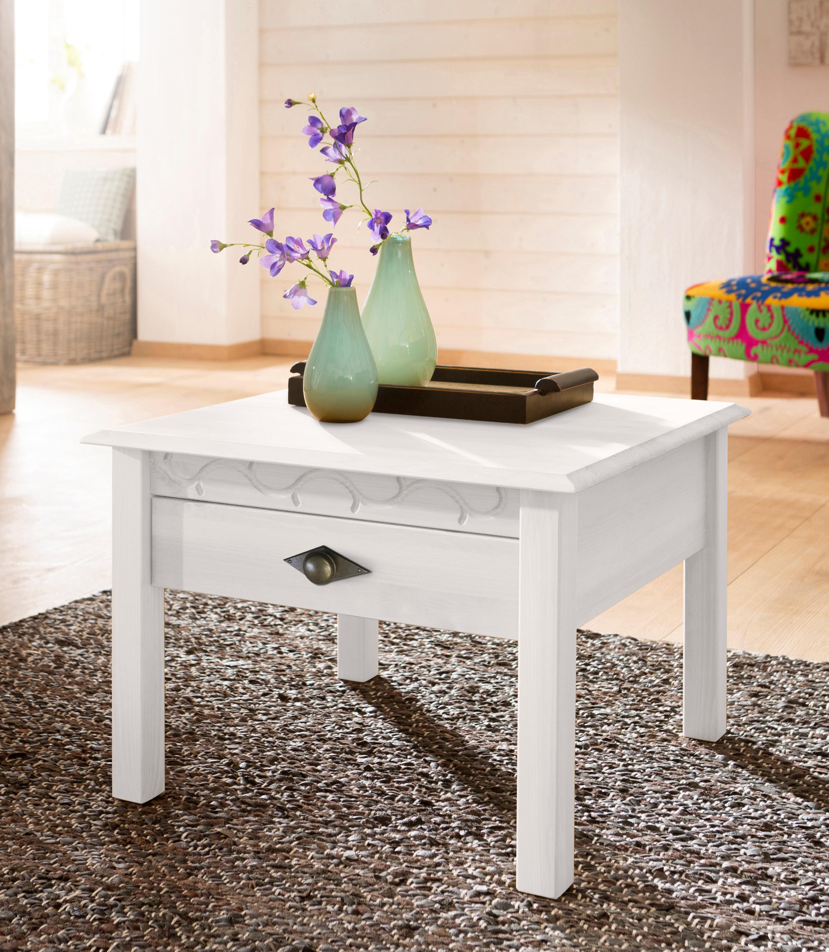 OTTO home Couchtisch "Laura" Couchtisch, Wohnzimmertisch, OTTOs Choice, 60/60 cm, mit einer Schublade, zusätzlicher Stauraum