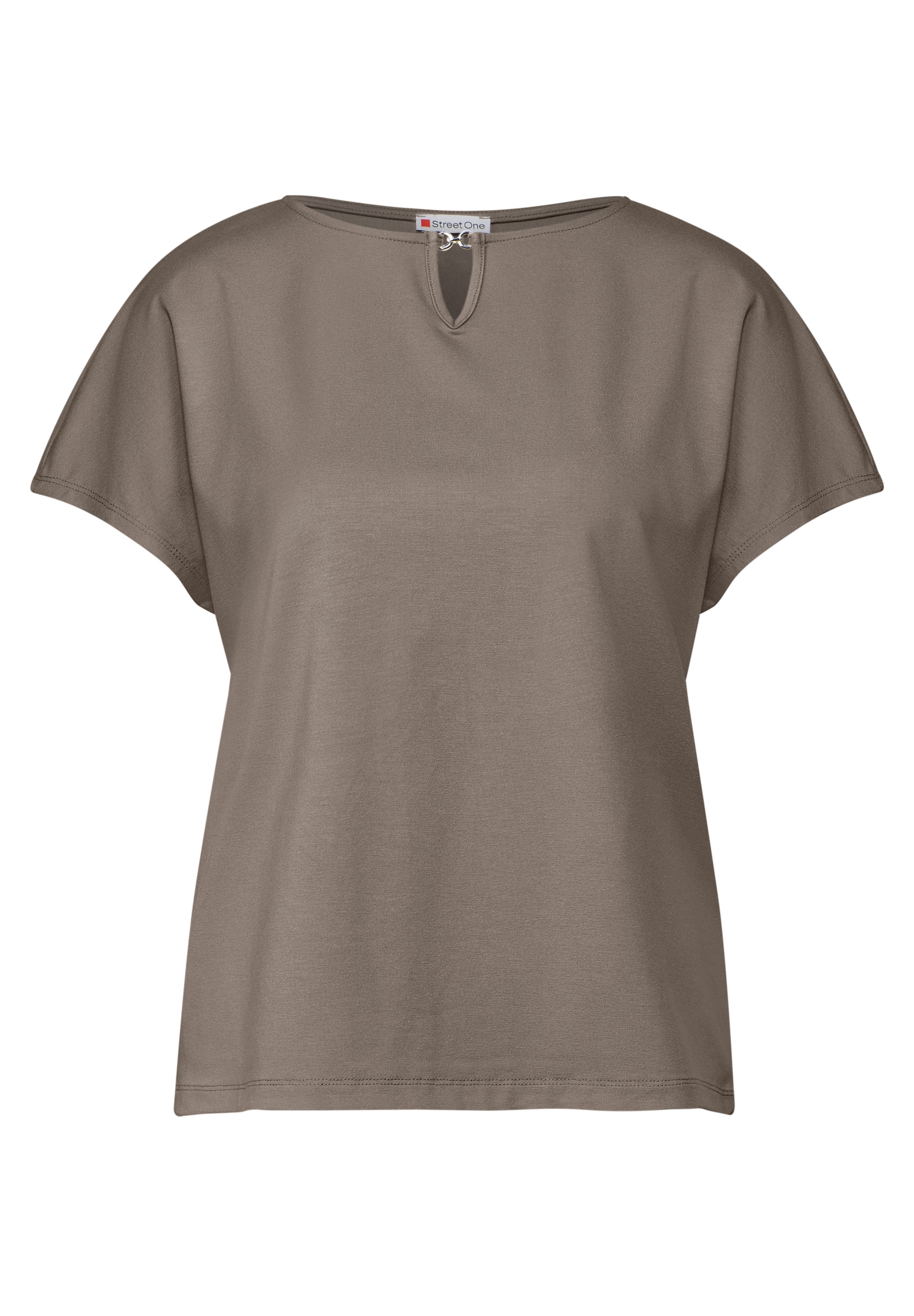 STREET ONE Shirttop, mit Cut-Out Detail