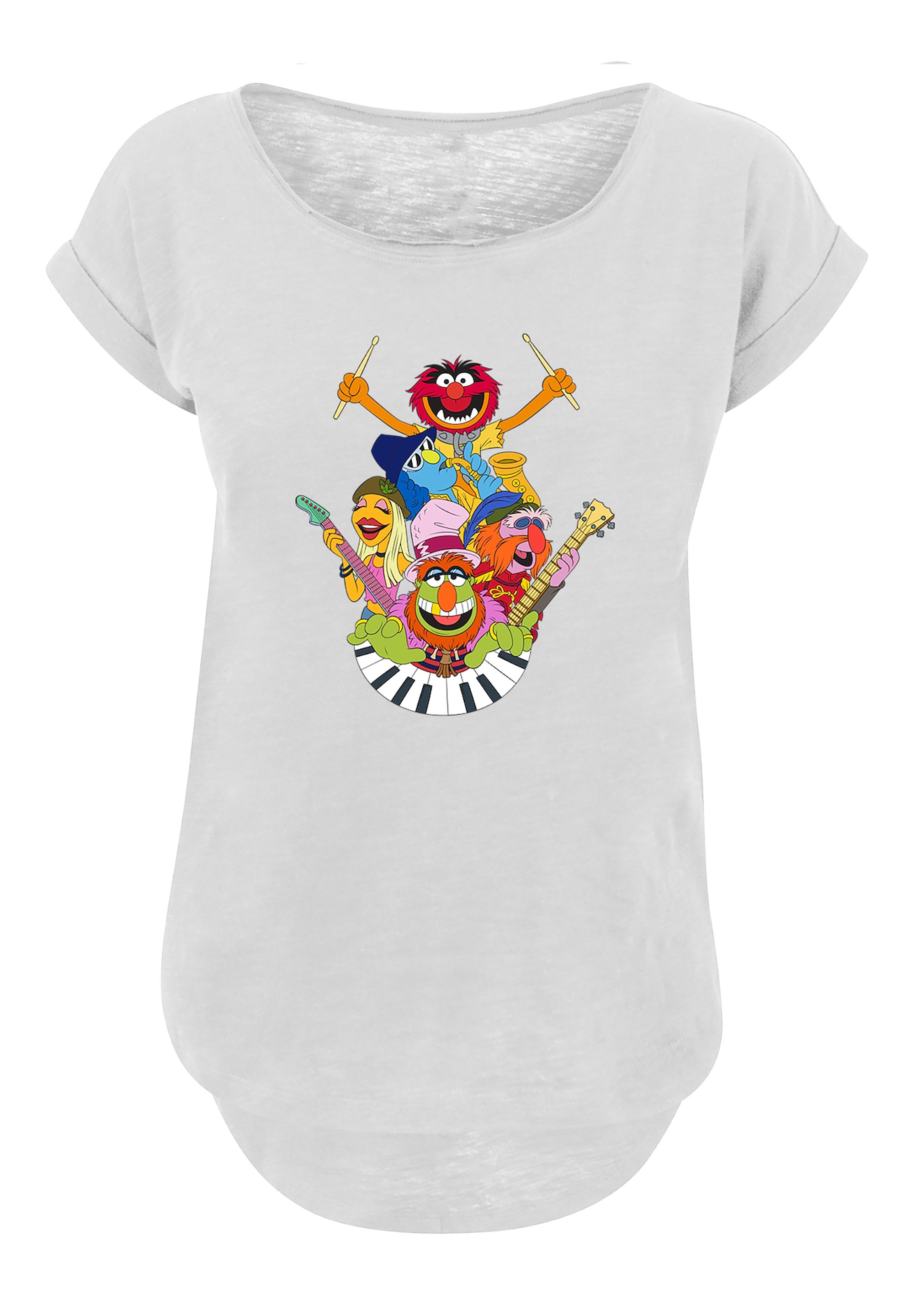 F4NT4STIC T-Shirt »Disney Muppets Dr. Teeth and The Electric Mayhem«, Print