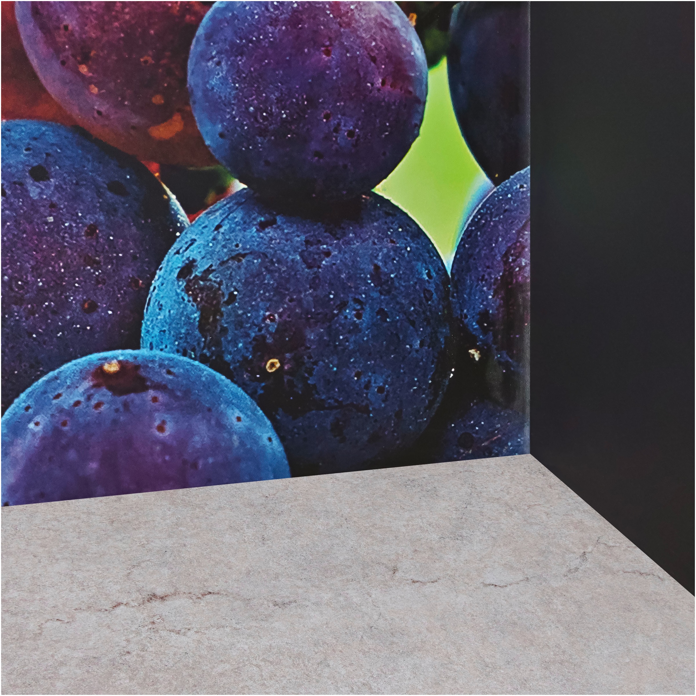 Küchenrückwand »"Weintrauben", als Spritzschutz geeignet, mit Schutzlack versehen,«,...