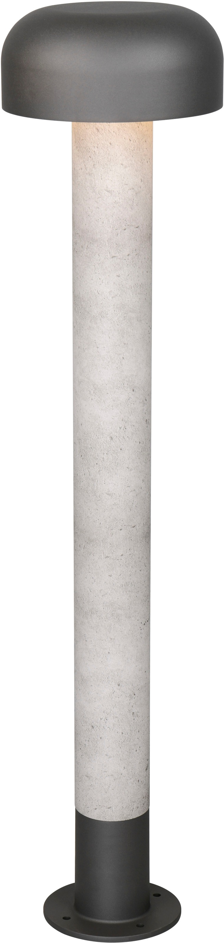 TRIO Leuchten Außen-Stehlampe »FRASER, Outdoor Stehleuchte Höhe 85cm, exkl 1x E27 max 10W, IP54«, 1 flammig, Leuchtmittel E27 | Leuchtmittel wechselbar, Stehlampe Garten Terrasse, Ø 19cm Höhe 85cm, wechselbares Leuchtmittel