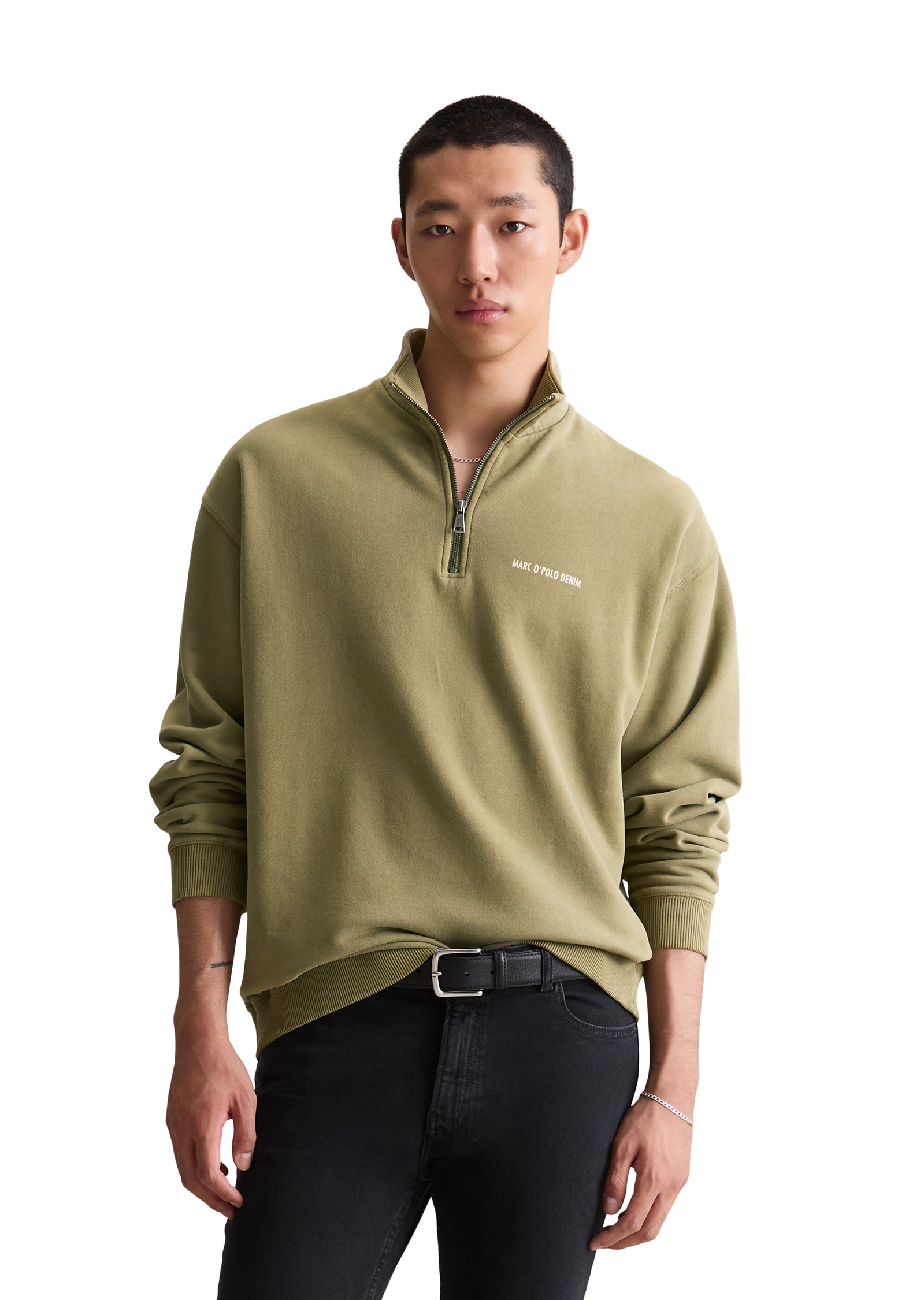 Marc OPolo DENIM Sweatshirt "aus Bio-Baumwolle" günstig online kaufen