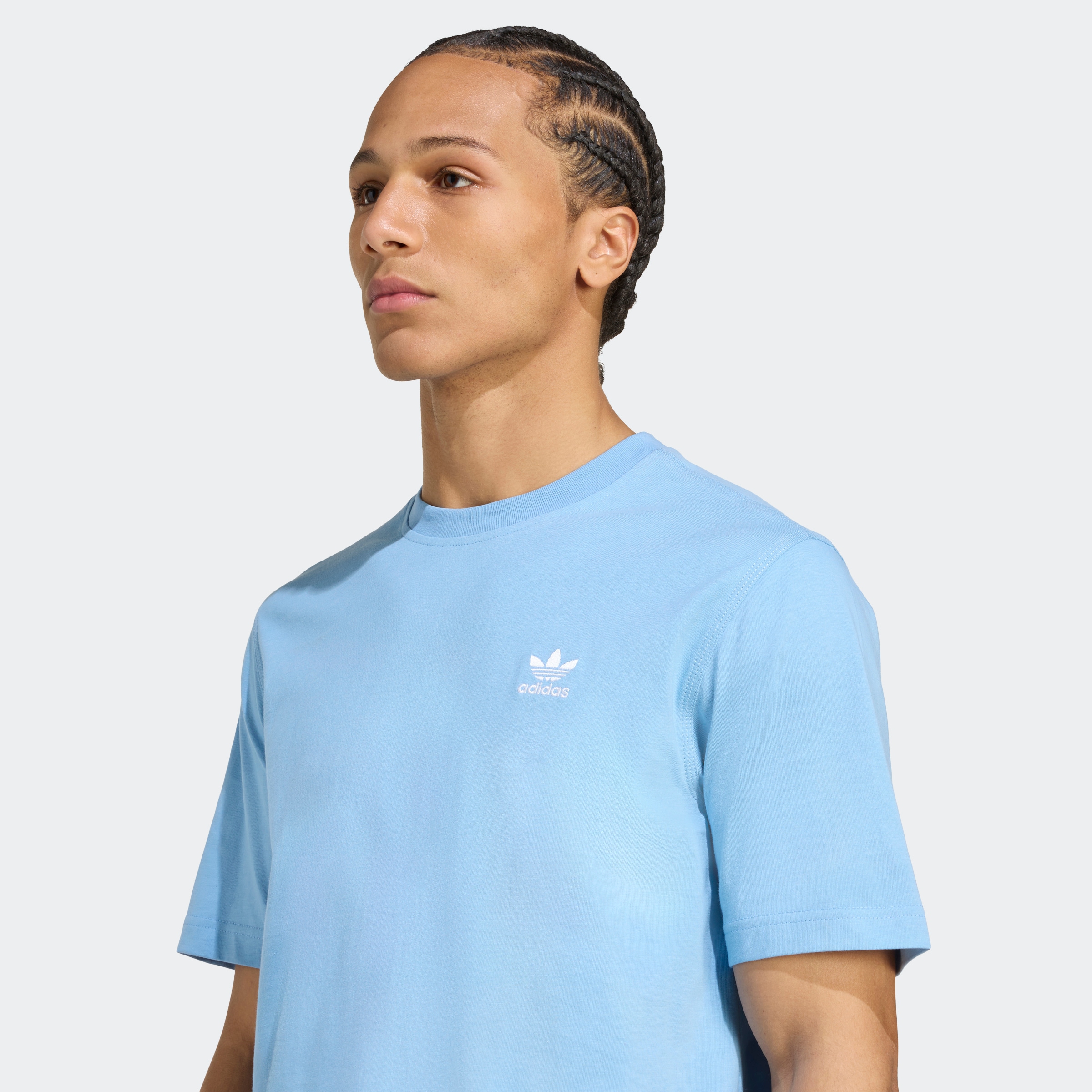 adidas Originals T-Shirt »TREFOIL ESS TEE«, drei Streifen Essentials Shirt mit Trefoil Logo
