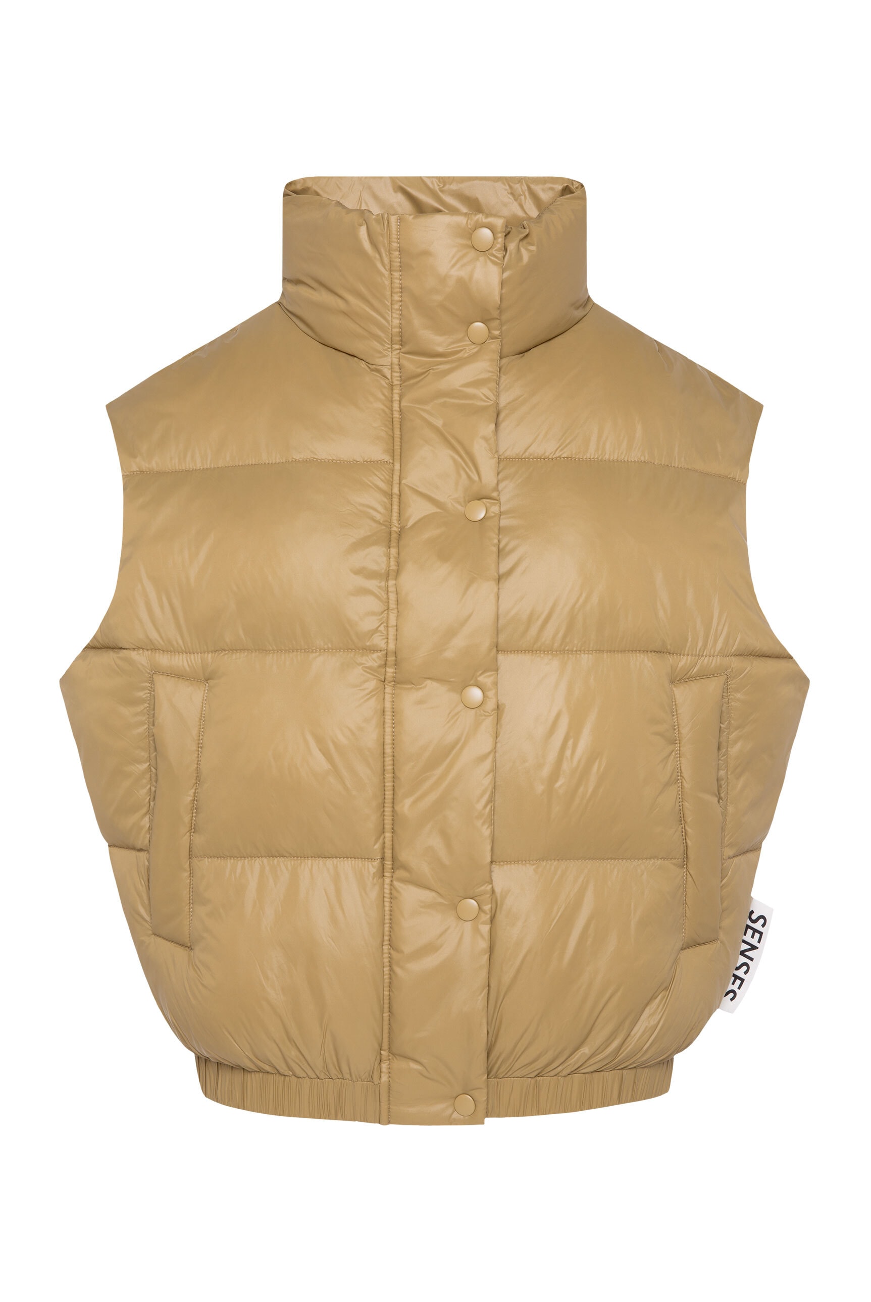 SENSES.THE LABEL Steppweste mit elastischem Saumabschluss