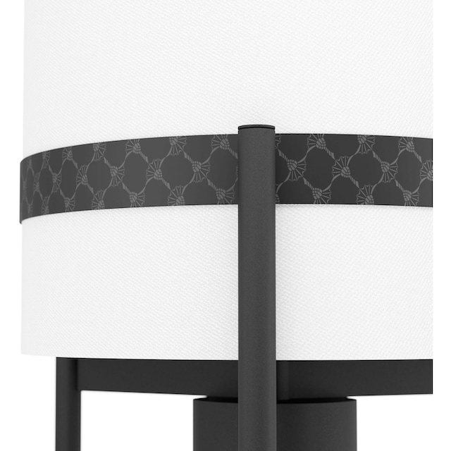 Joop! Tischleuchte »ROUND LIGHTS«, mit rundem Textil-Leuchtenschirm und eingelassenem  Metall-Dekorband | BAUR