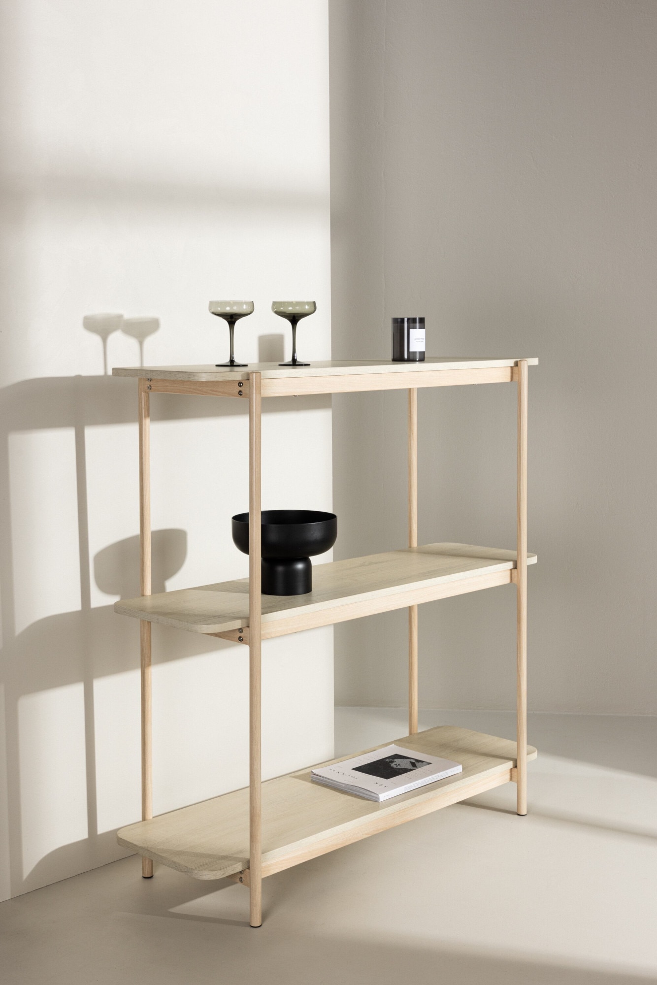 Venture Home Ablageregal »Heim, kompaktes Standregal mit Stahlrahmen, Höhe 120 cm« Ablageregal, MDF, Stahlrahmen, FSC-zertifiziert