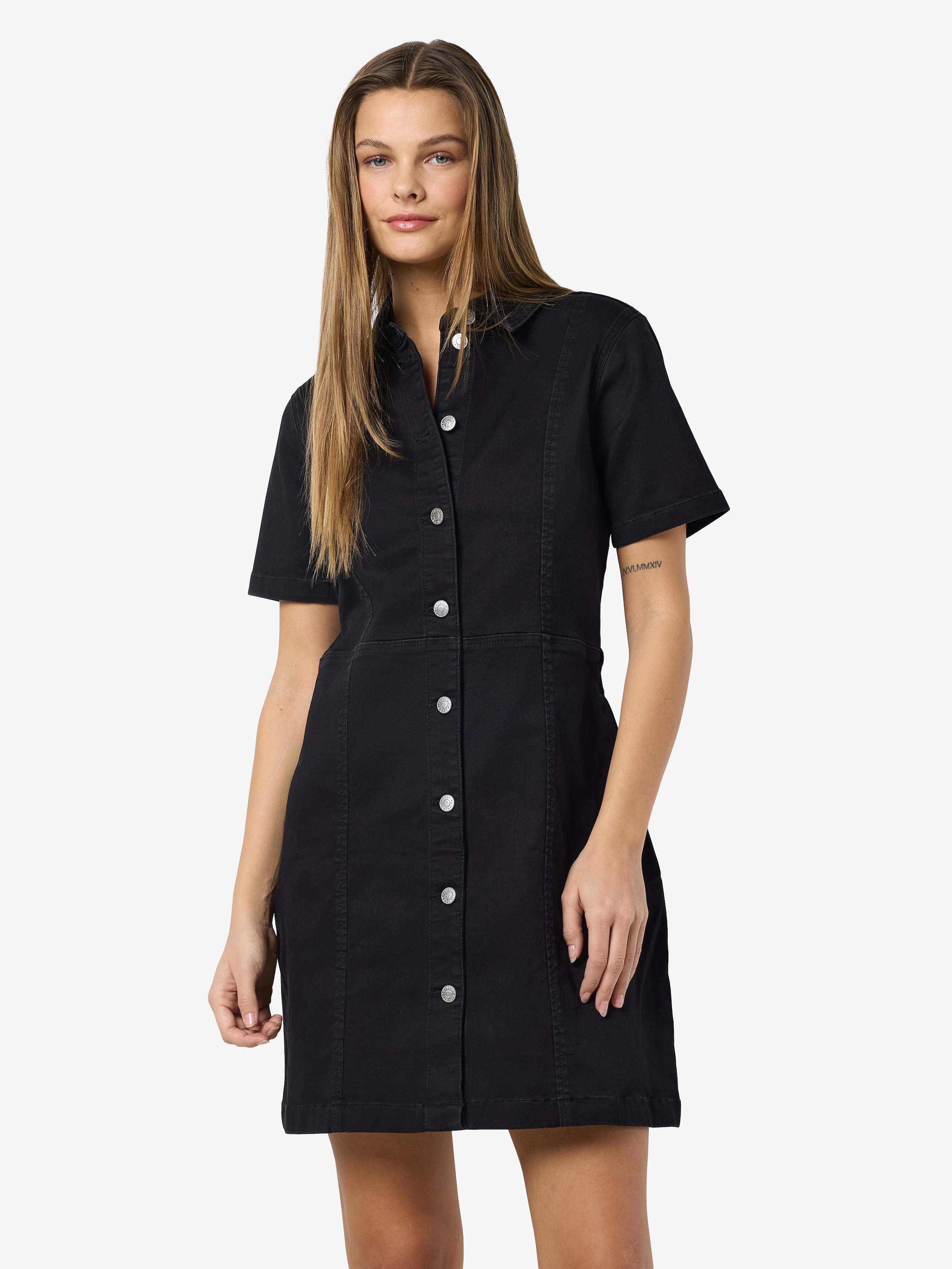 Noisy may Jeanskleid "NMNISA S/S SLIM DENIM DRESS VI526BL NOOS" günstig online kaufen