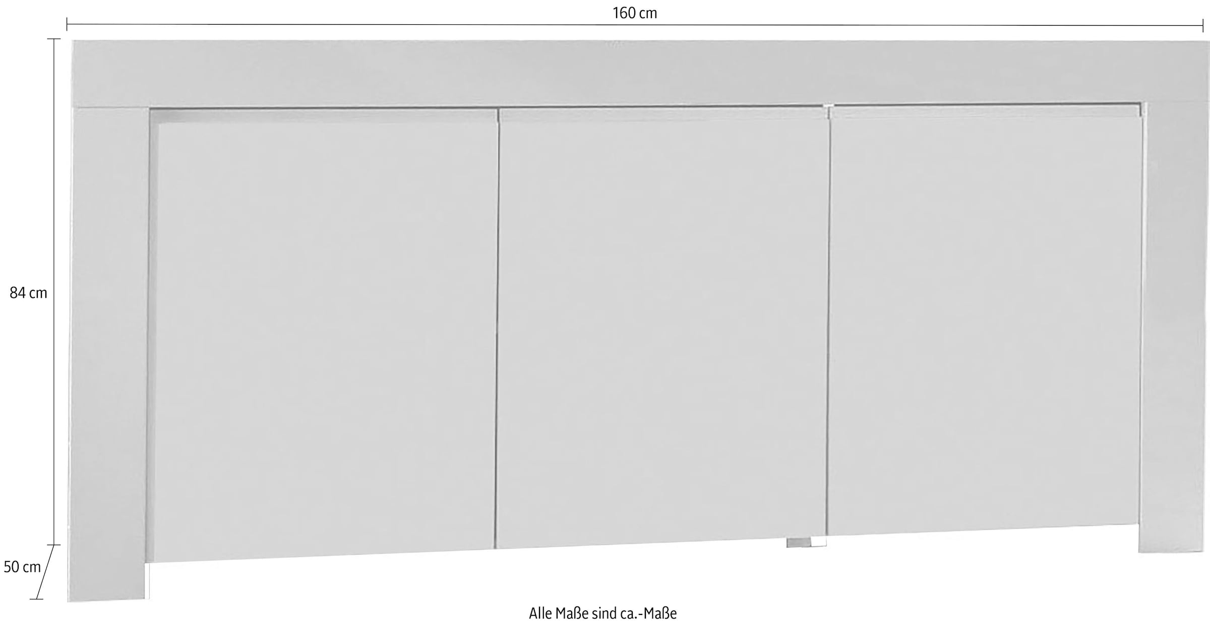 INOSIGN Sideboard "Amalfi", Breite 160 cm günstig online kaufen