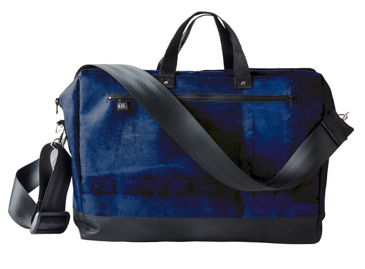 Bag to Life Messenger Bag »Air_plane blau«, im praktischen Design