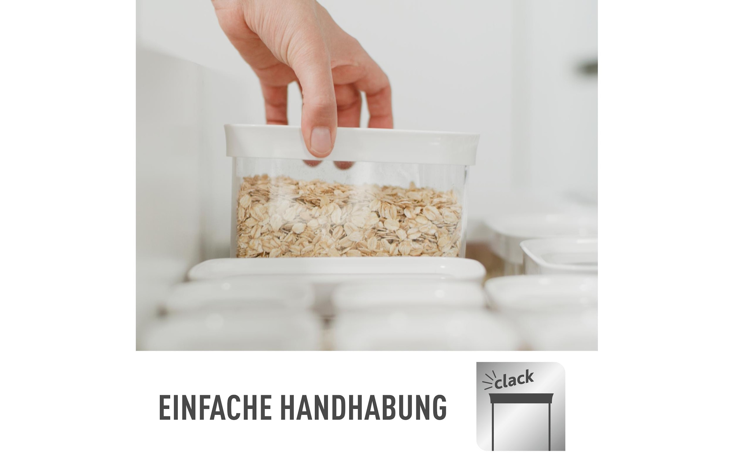 Emsa Vorratsdose »Optima 3 Stück Transparent«