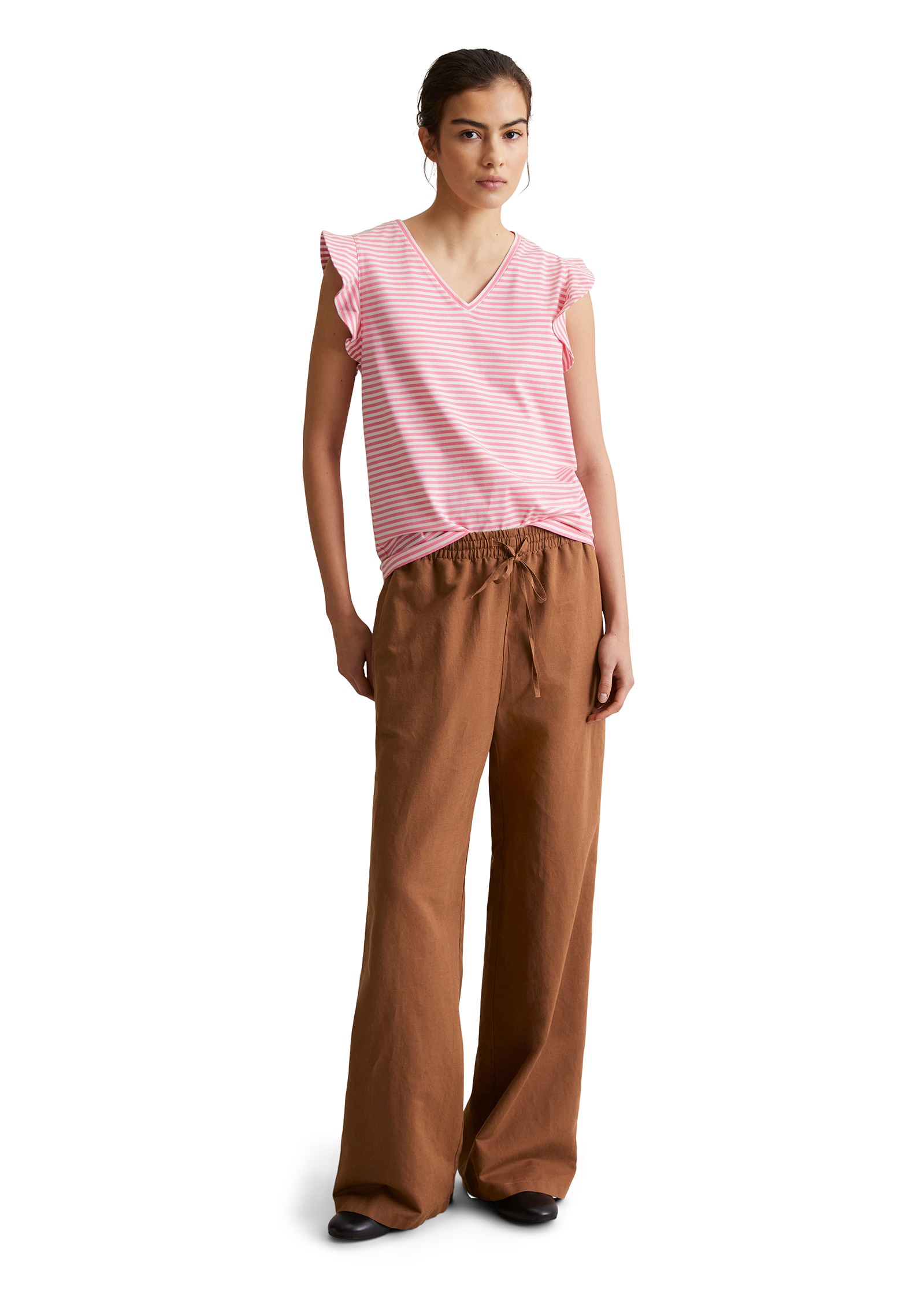Marc O'Polo DENIM T-Shirt »aus gestreiftem Single Jersey«